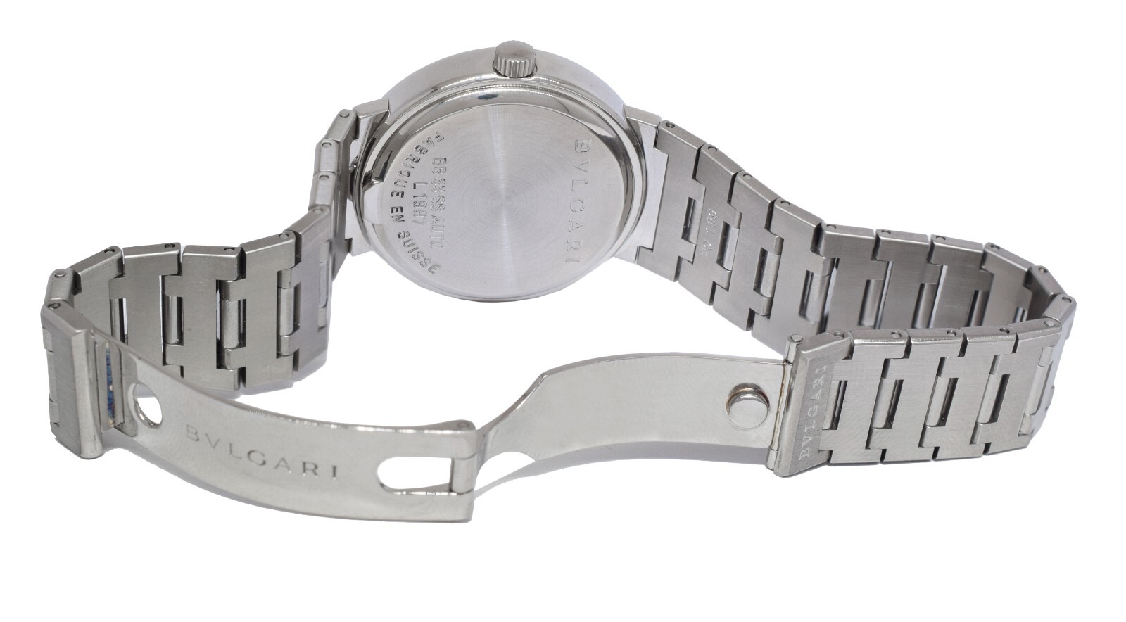 Bvlgari Bvlgari Stainless Steel Black Dial 33mm Watch BB 33 SS AUTO