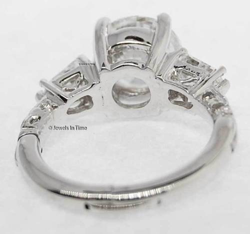 2.07 Round Brilliant Diamond Ring 14k White Gold GIA