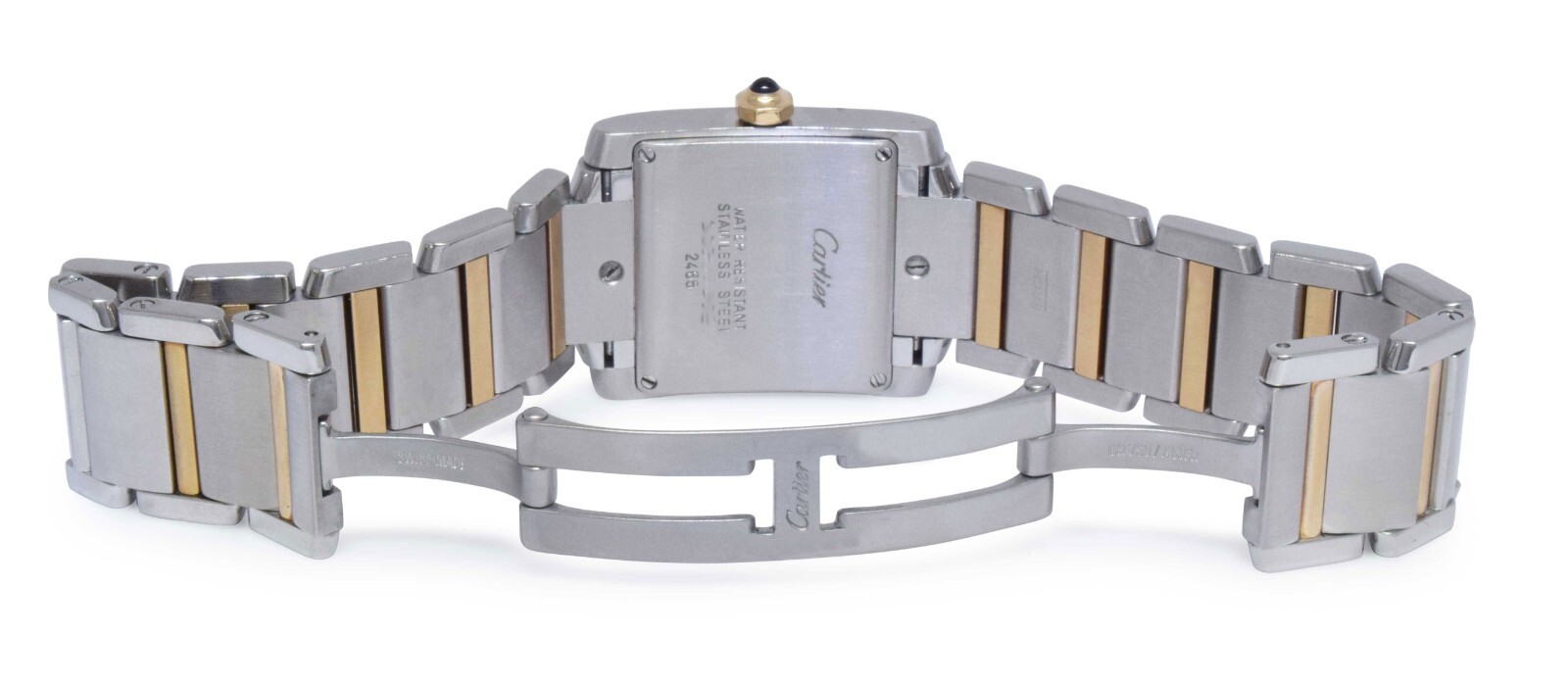 Cartier Tank Francaise Medium Yellow Gold/Steel Ladies Watch W51012Q4 2465