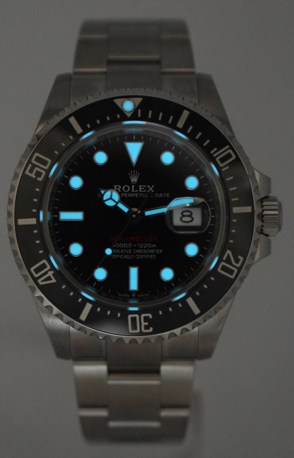 Rolex Red Sea-Dweller 50th Steel/Ceramic Black Dial 43mm Watch B/P '21 126600
