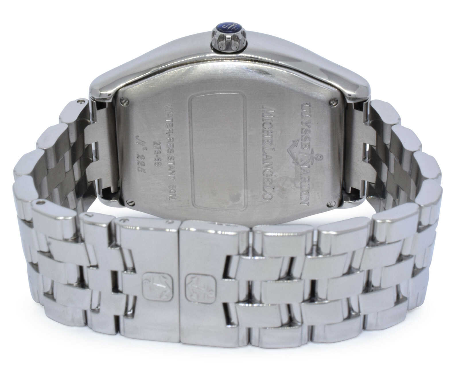 Ulysse Nardin Michelangelo Gigante Steel Gray/Black Dial Mens Watch 273-68
