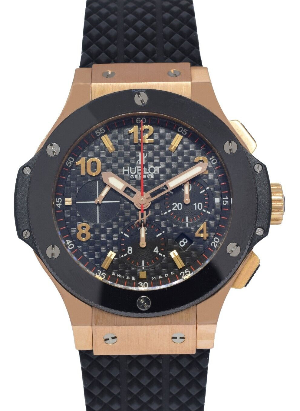 Hublot Big Bang Rose Gold /Ceramic Black Dial 44mm Watch B/P 301.PB.130.RX Hublot Big Bang Rose Gold /Ceramic Black Dial 44mm Watch B/P 301.PB.130.RX