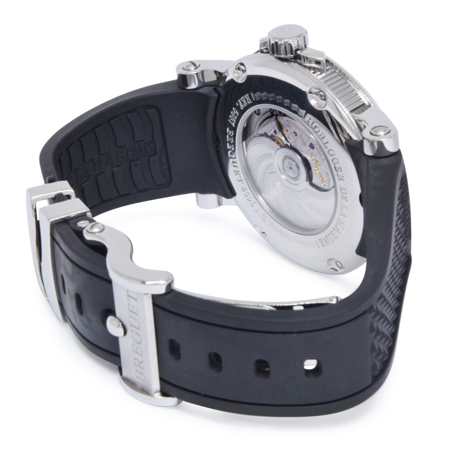 Breguet Marine Dual Time GMT Steel Mens 42mm Automatic Watch B/P '14 5857ST Breguet Marine Dual Time GMT Steel Mens 42mm Automatic Watch B/P '14 5857ST