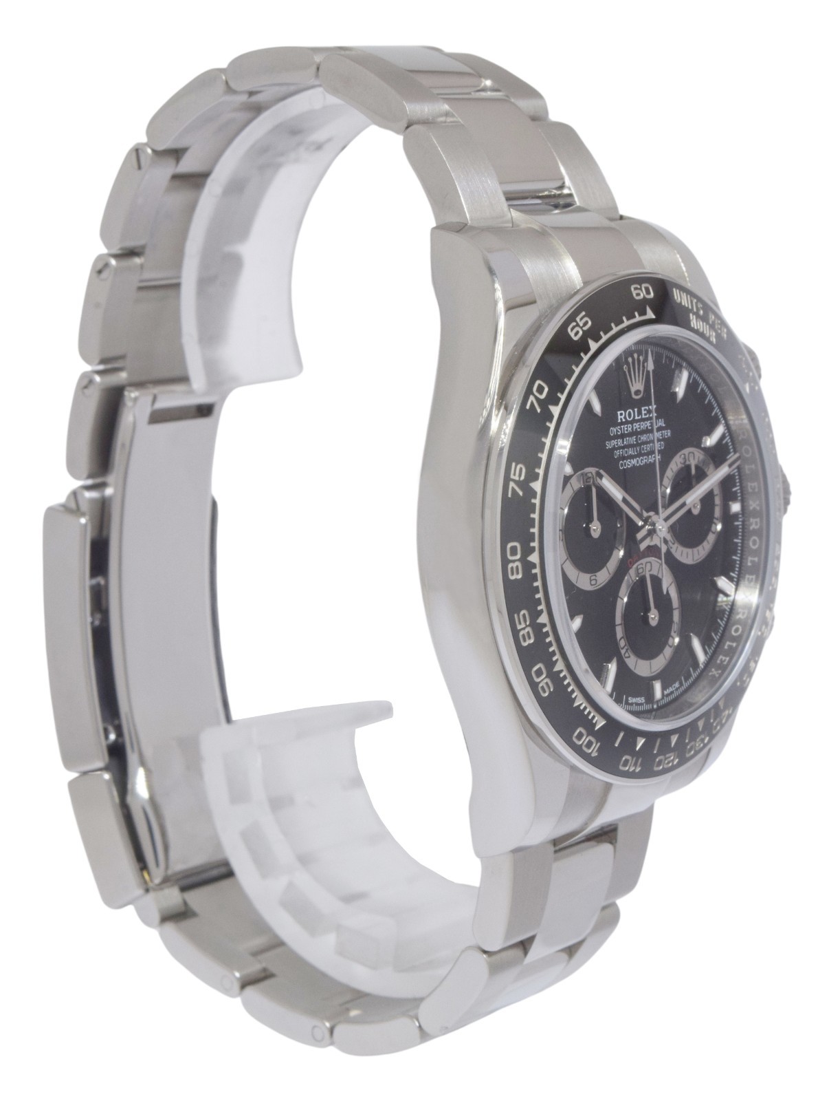 Rolex Daytona Chronograph Steel & Ceramic Black 40mm Watch +Card '24 126500