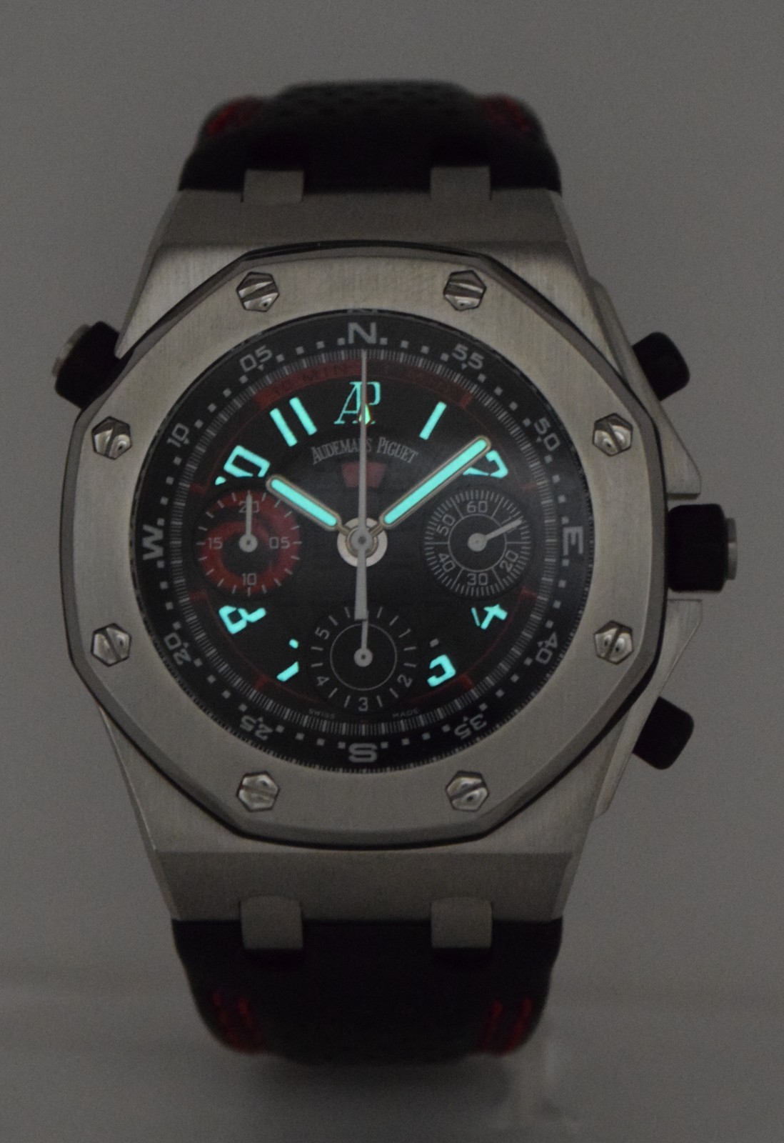 Audemars Piguet Offshore Alinghi Polaris Steel Chronograph Watch B/B 26040ST
