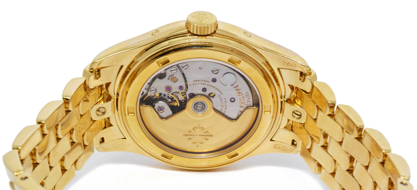 Patek Philippe Annual Calendar Moon 18k Yellow Gold Mens 37mm Watch 5036/1J