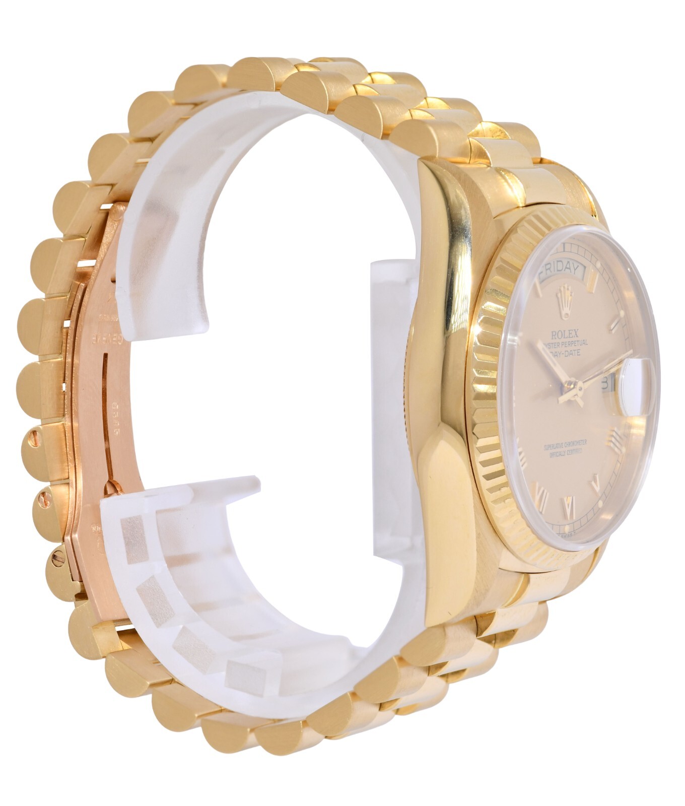 Rolex Day-Date 36 President 18k Yellow Gold Champagne Roman Dial Watch '86 18038 Rolex Day-Date 36 President 18k Yellow Gold Champagne Roman Dial Watch '86 18038