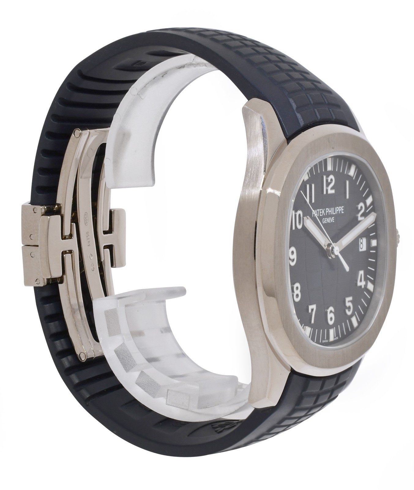 Patek Aquanaut 5168 Blue 20th Anniversary 18k White Gold Watch B/P '17 5168G