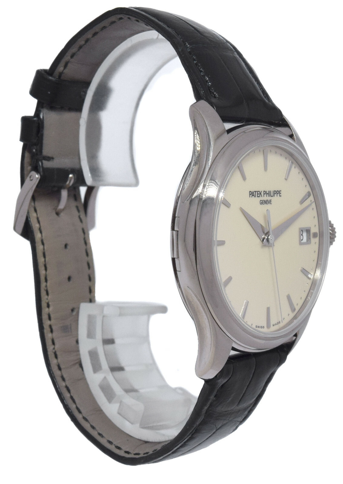 Patek Philippe Calatrava 18k White Gold Mens 39mm Watch Box/Papers 2019 5227G