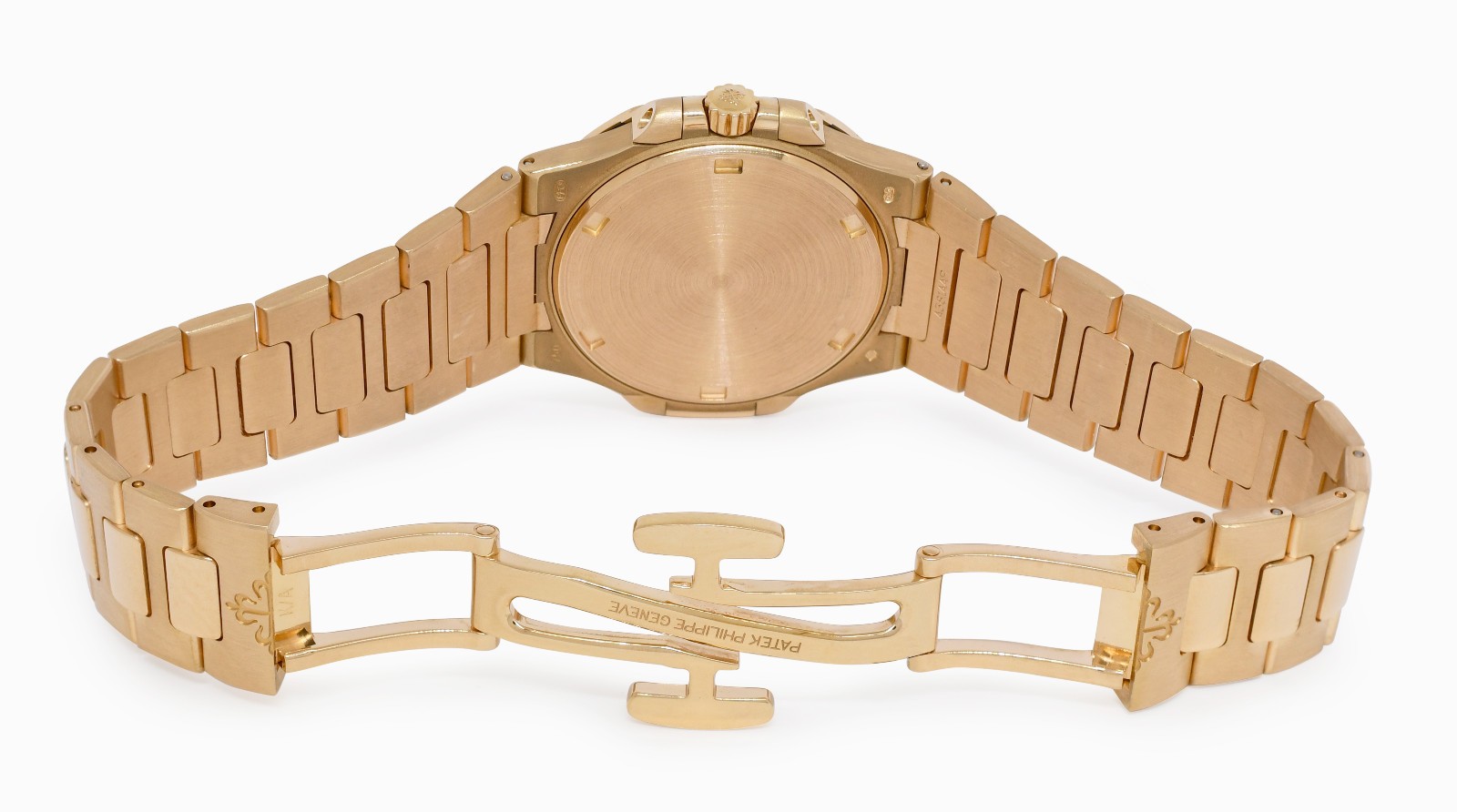 Patek Philippe Nautilus 18k Rose Gold Ladies 32mm Watch B/P '13 7011/1R