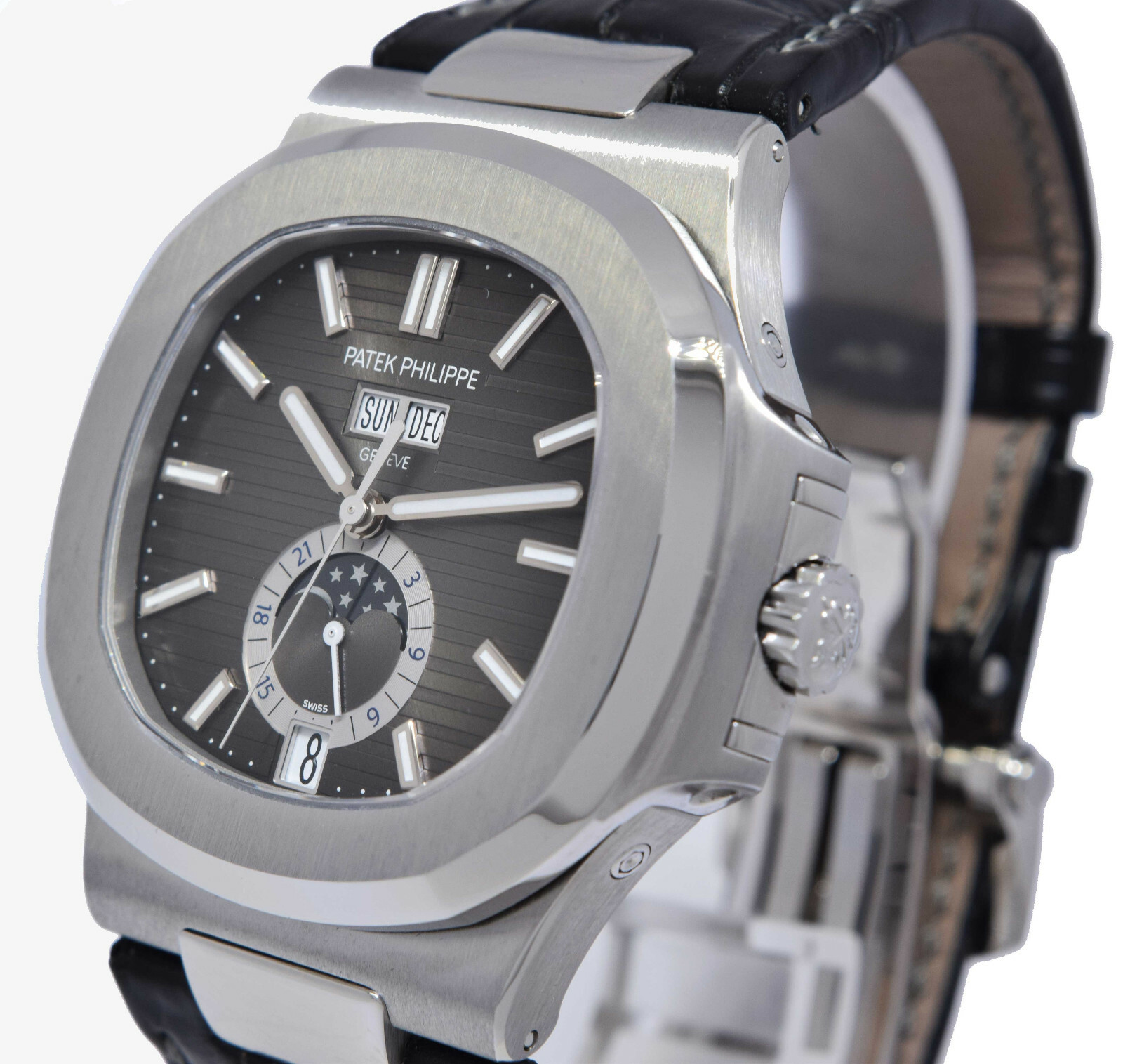 Patek Philippe 5726 Nautilus Steel Annual Calendar Watch Box/Papers '18 5726A