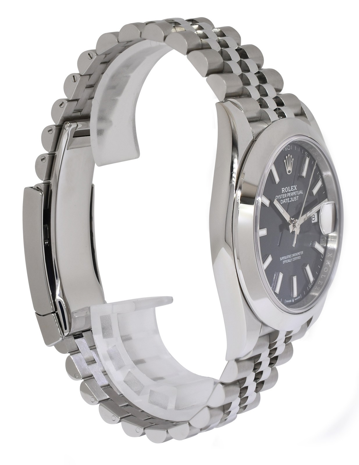 NOS Rolex Datejust 41 Steel Blue Dial Jubilee Bracelet Watch B/P '25 126300