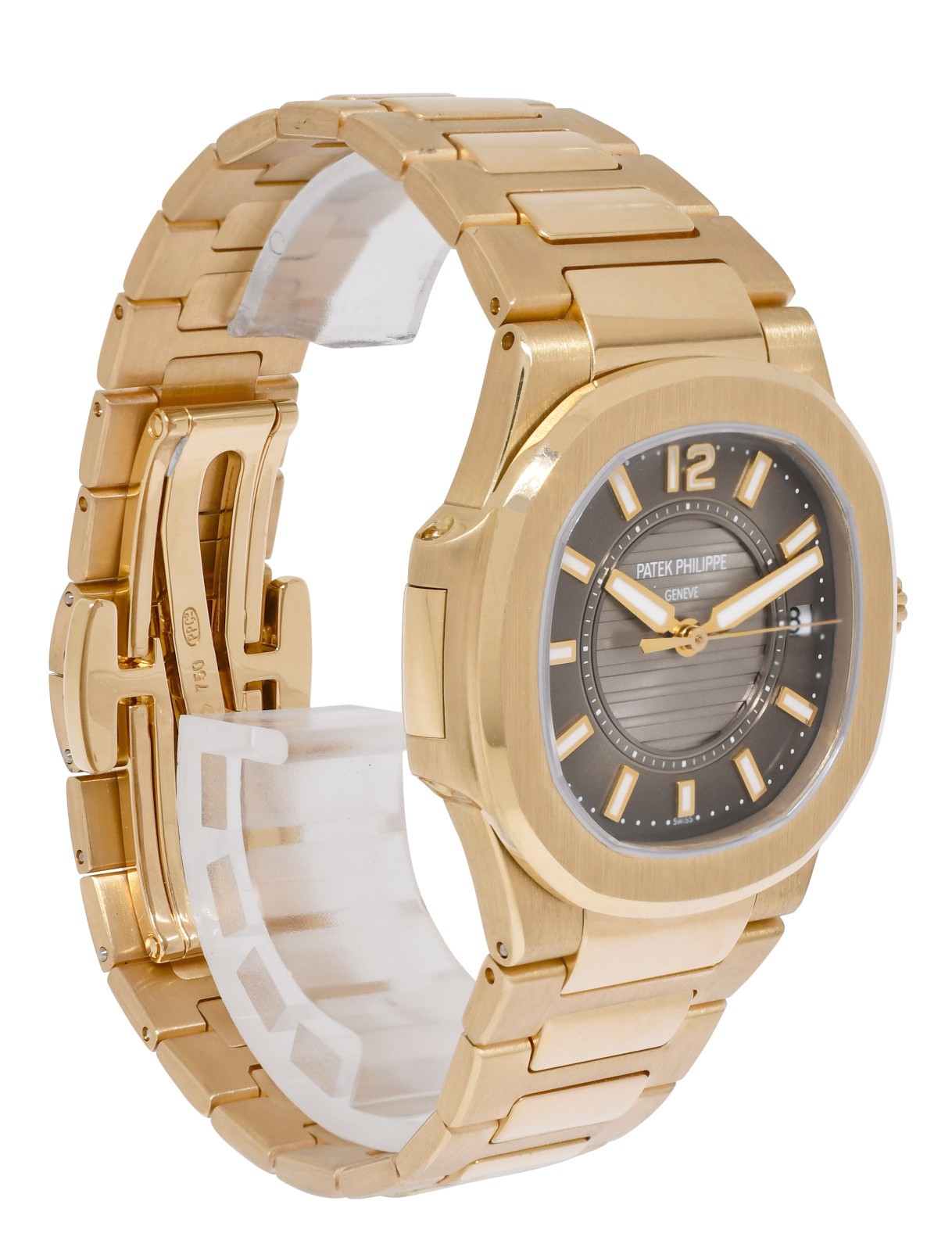 Patek Philippe Nautilus 18k Rose Gold Ladies 32mm Watch B/P '13 7011/1R