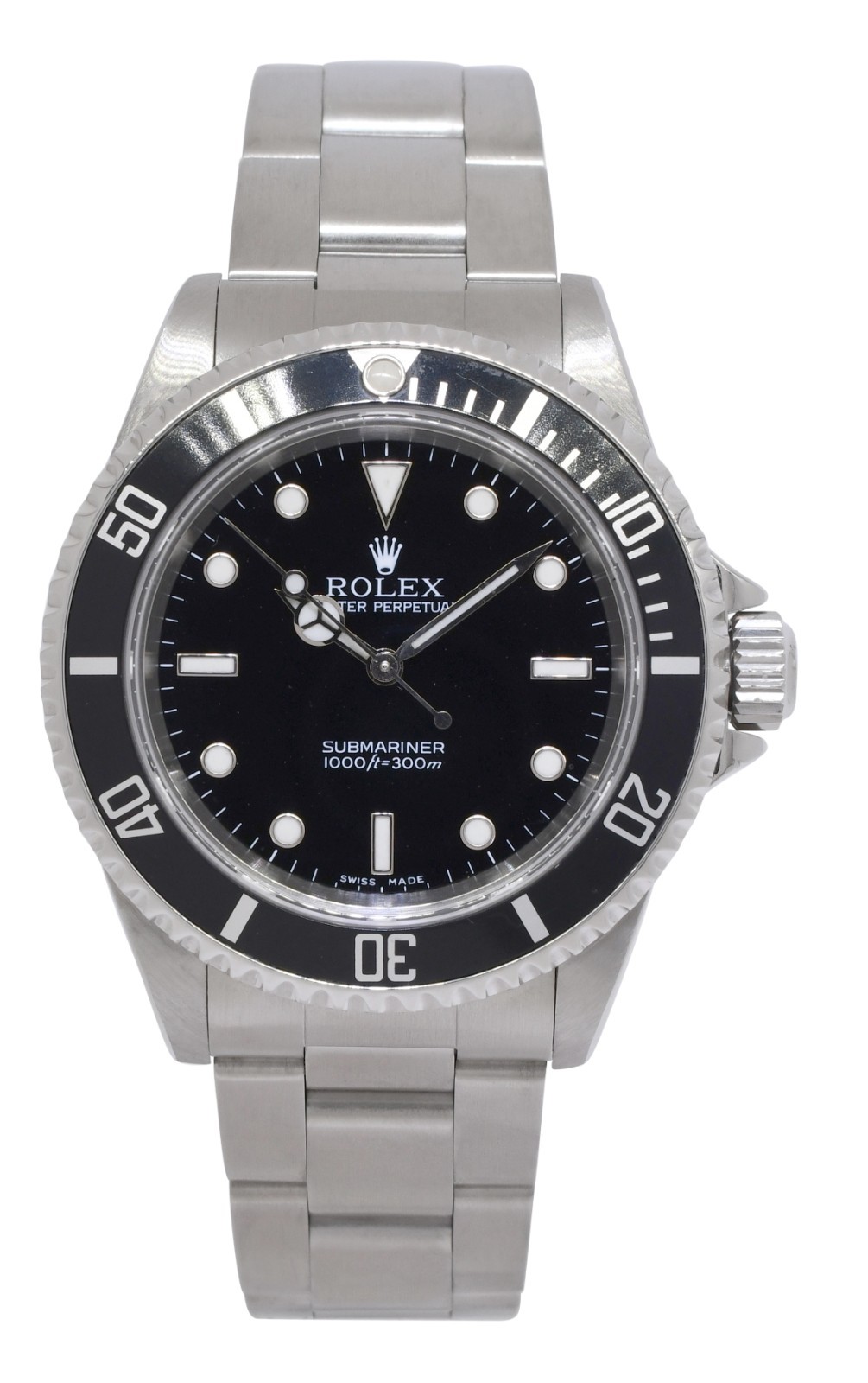 Rolex Submariner No Date Steel Black Dial Oyster Mens 40mm Watch F 14060 Rolex Submariner No Date Steel Black Dial Oyster Mens 40mm Watch F 14060