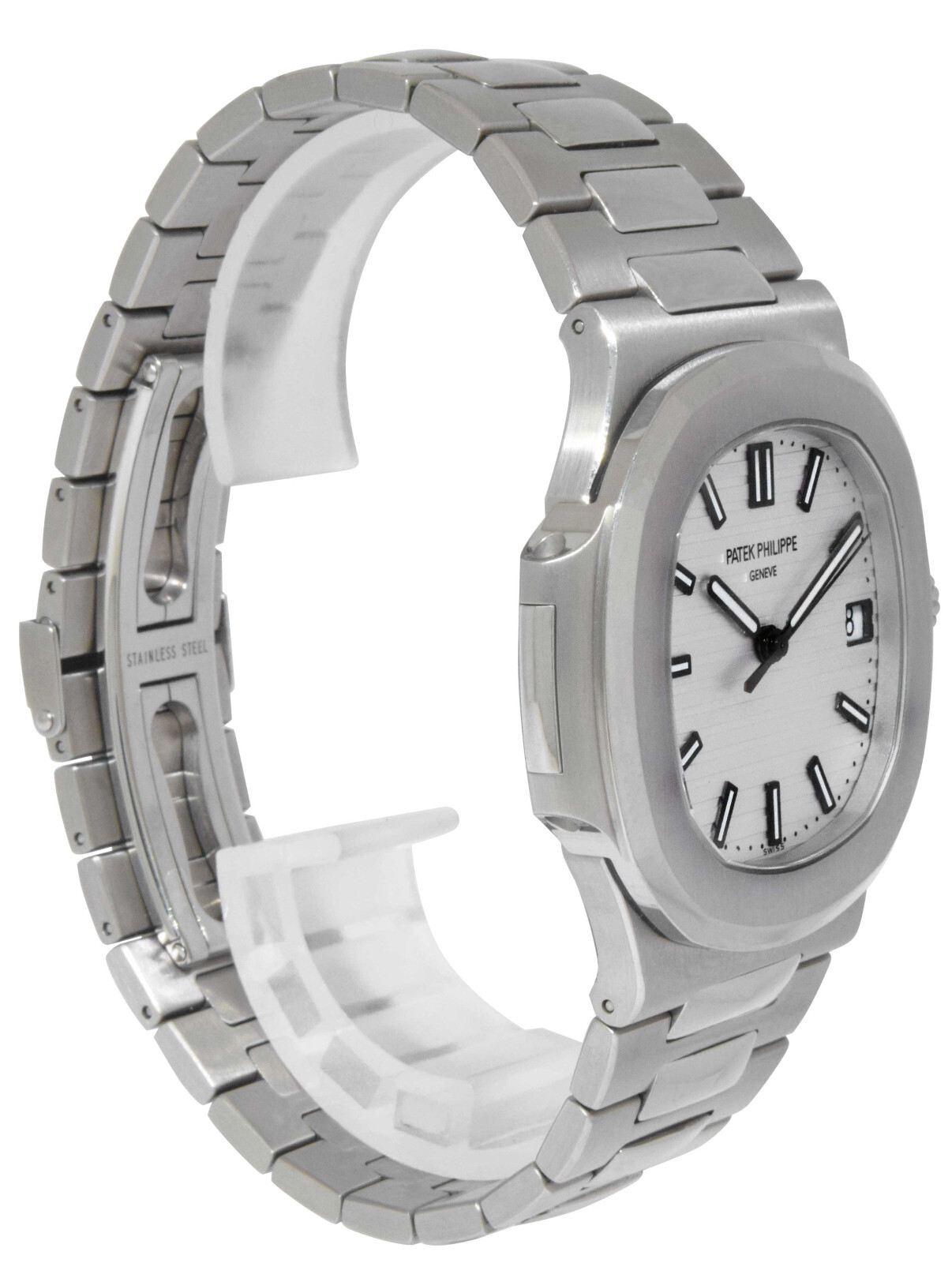 Patek Philippe Nautilus 5711 Steel Silver Dial Mens Watch B/P '16 5711/1A