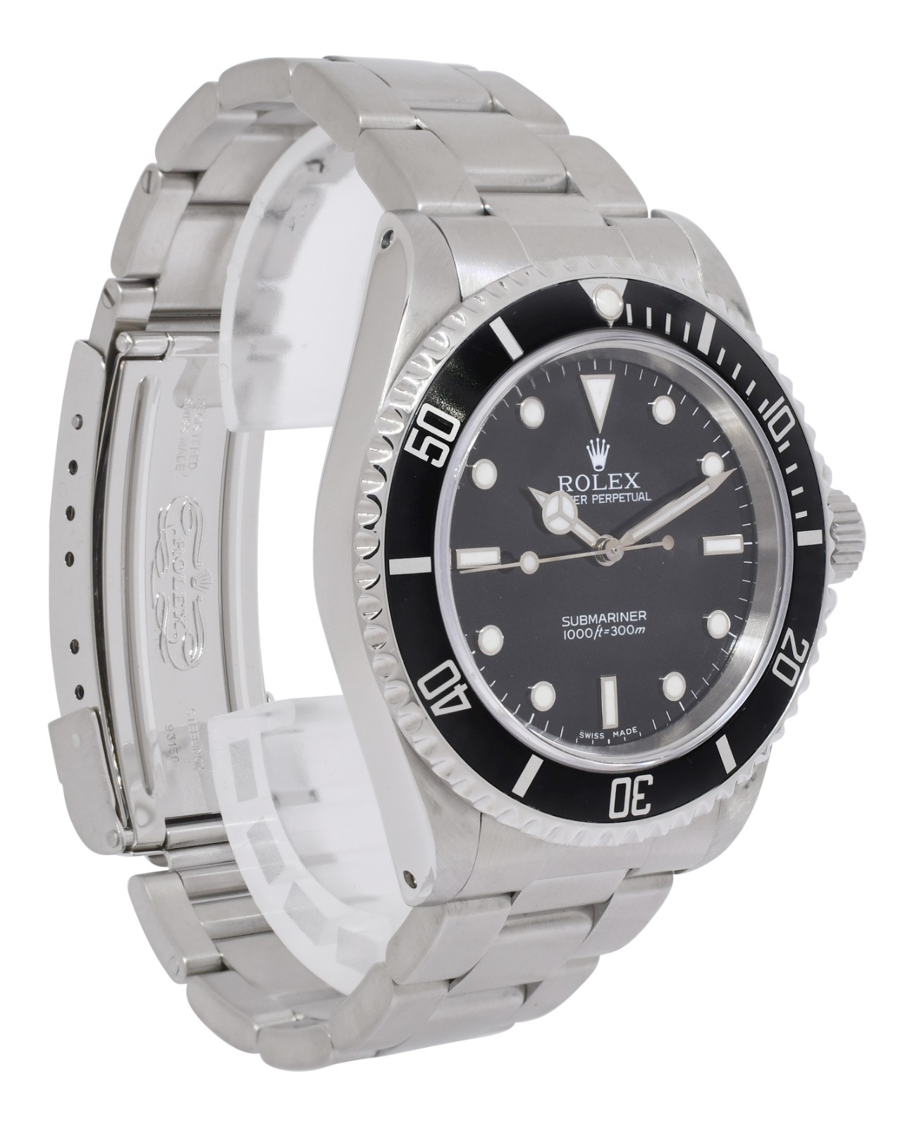 Rolex Submariner No Date Steel Black Dial Oyster Mens 40mm Watch F 14060 Rolex Submariner No Date Steel Black Dial Oyster Mens 40mm Watch F 14060