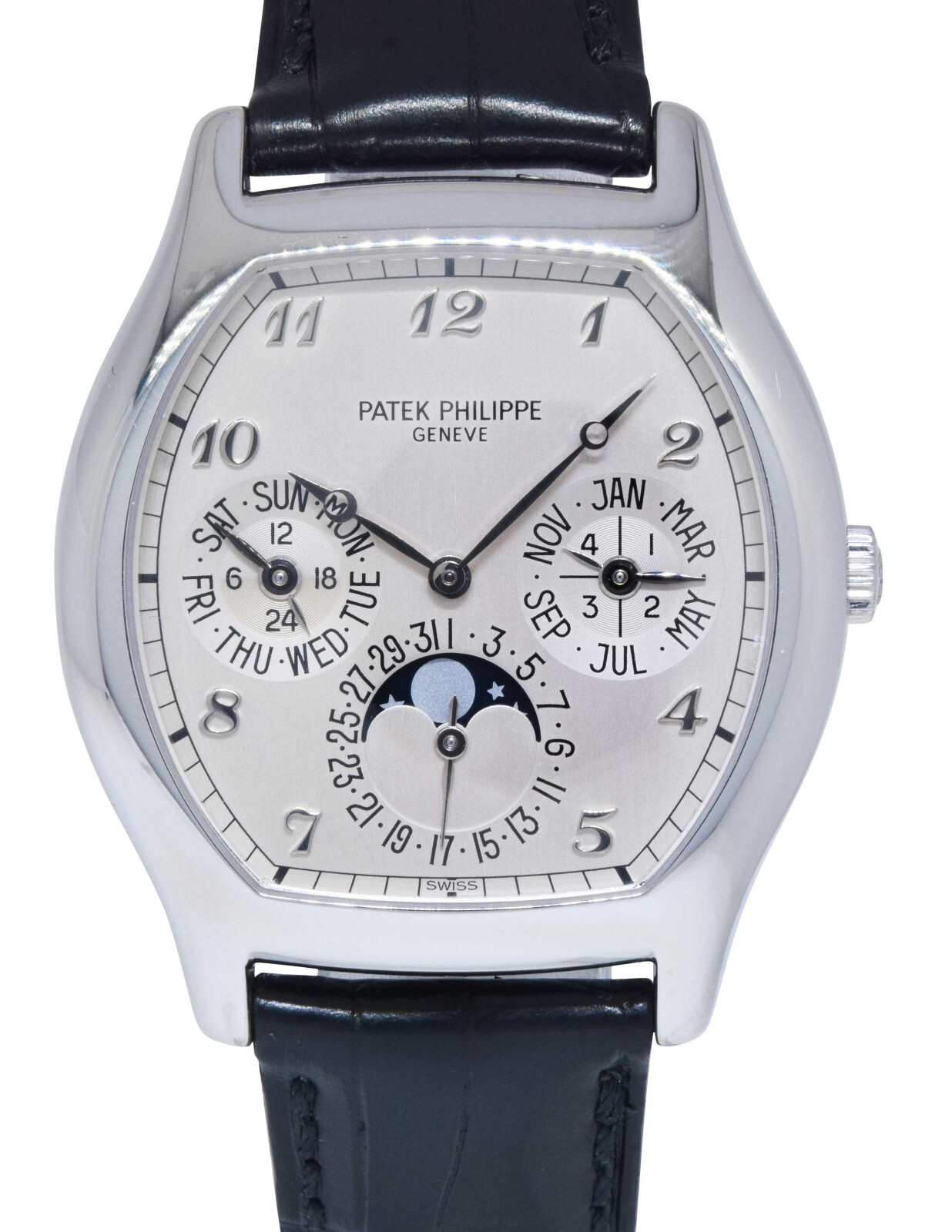 Patek Philippe Perpetual Calendar Complications Platinum Mens Watch B/P 5040P