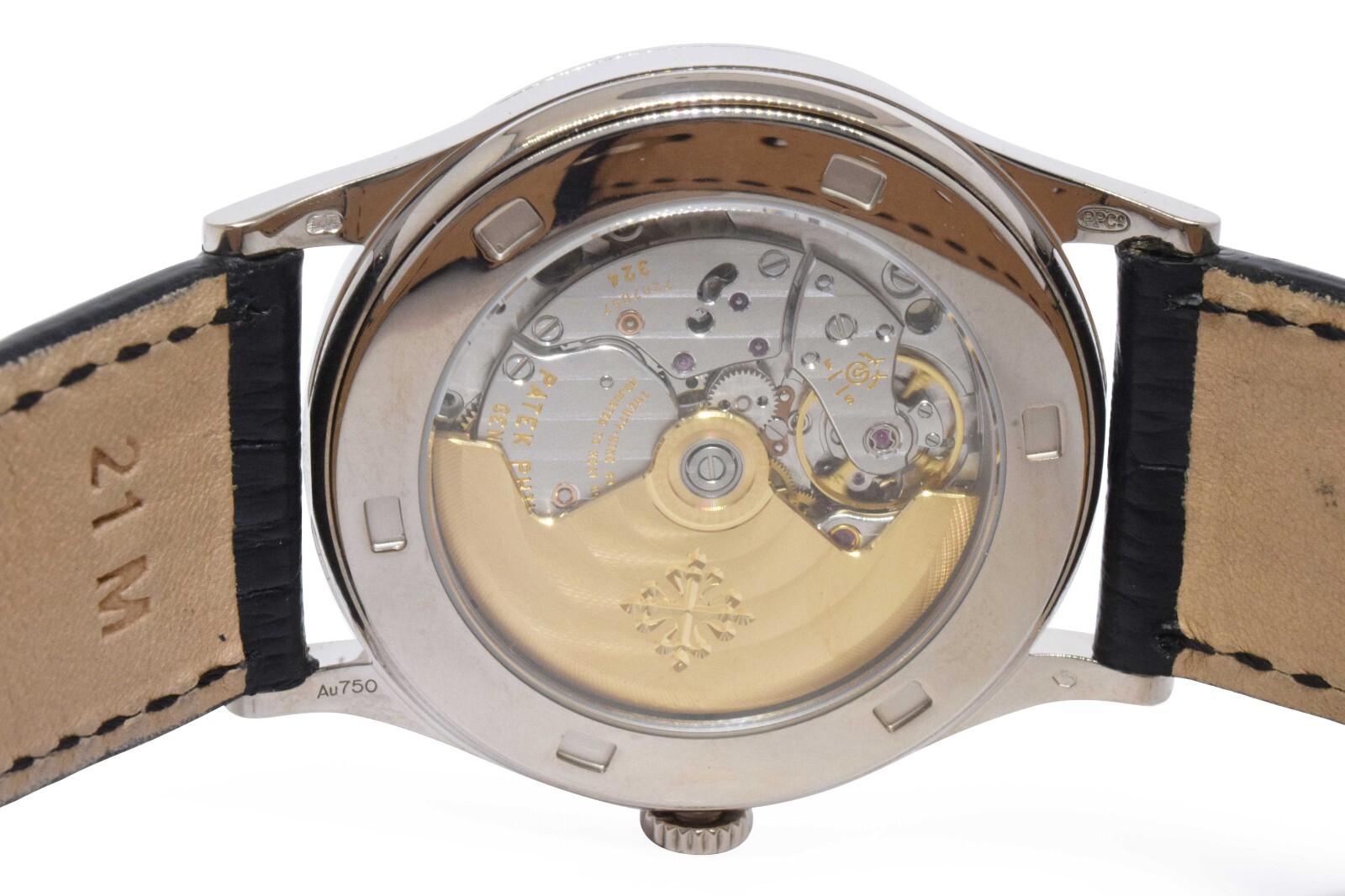 Patek Philippe Calatrava 5296 18k White Gold Mens 38mm Automatic Watch 5296G