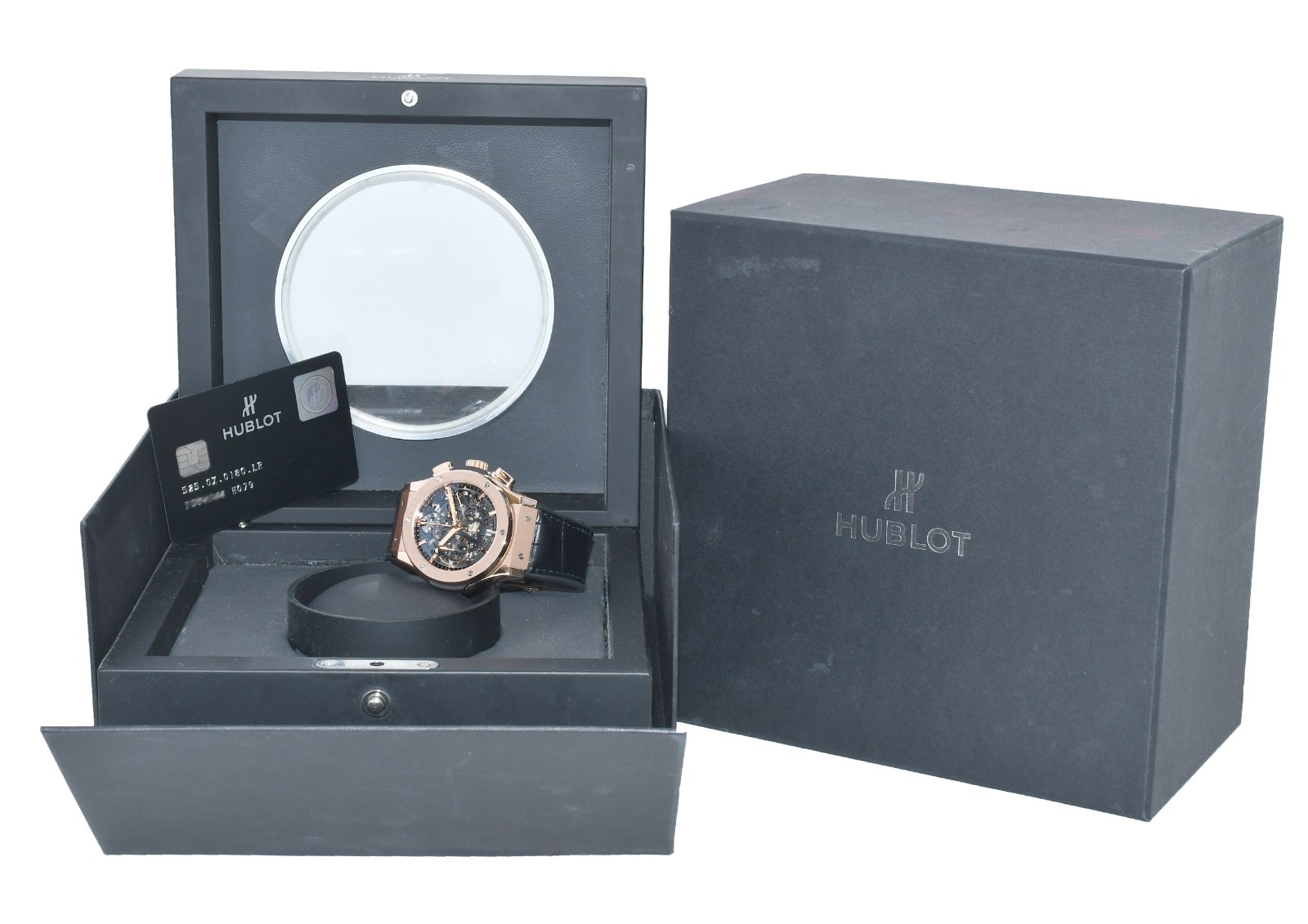 Hublot Classic Fusion Aerofusion Rose Gold Skeleton Watch B/P 525.0X.0180.LR