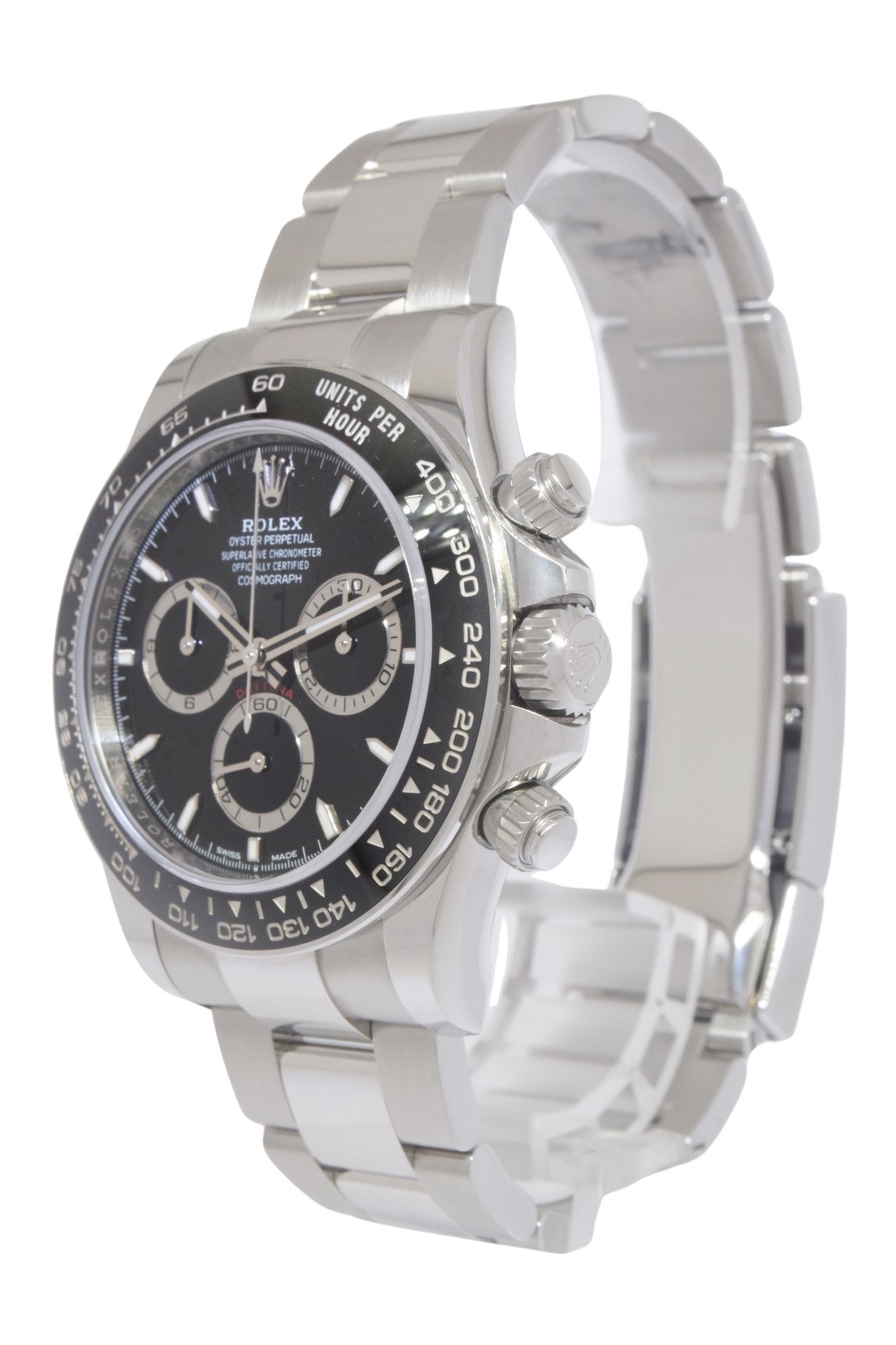 Rolex Daytona Chronograph Steel & Ceramic Black 40mm Watch +Card '24 126500
