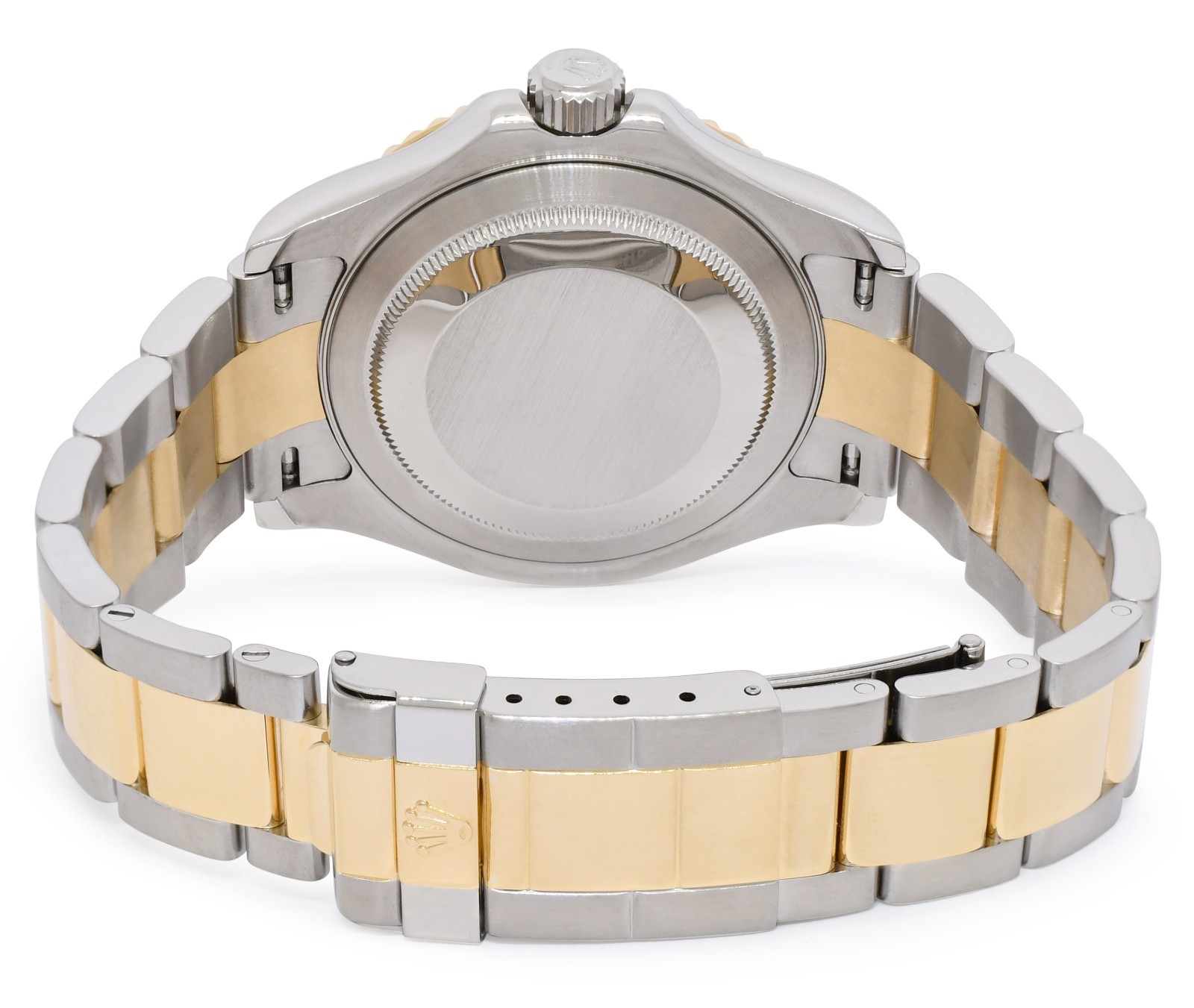 Rolex Yacht-Master 18k Yellow Gold/Steel Gray Dial 40mm Watch M +Card 16623