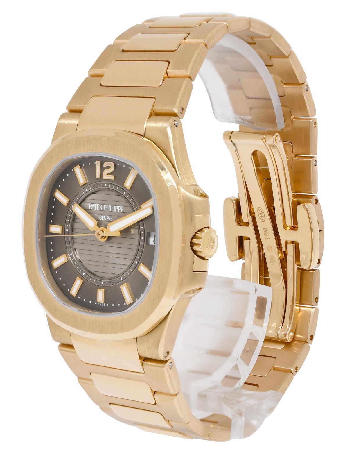 Patek Philippe Nautilus 18k Rose Gold Ladies 32mm Watch B/P '13 7011/1R