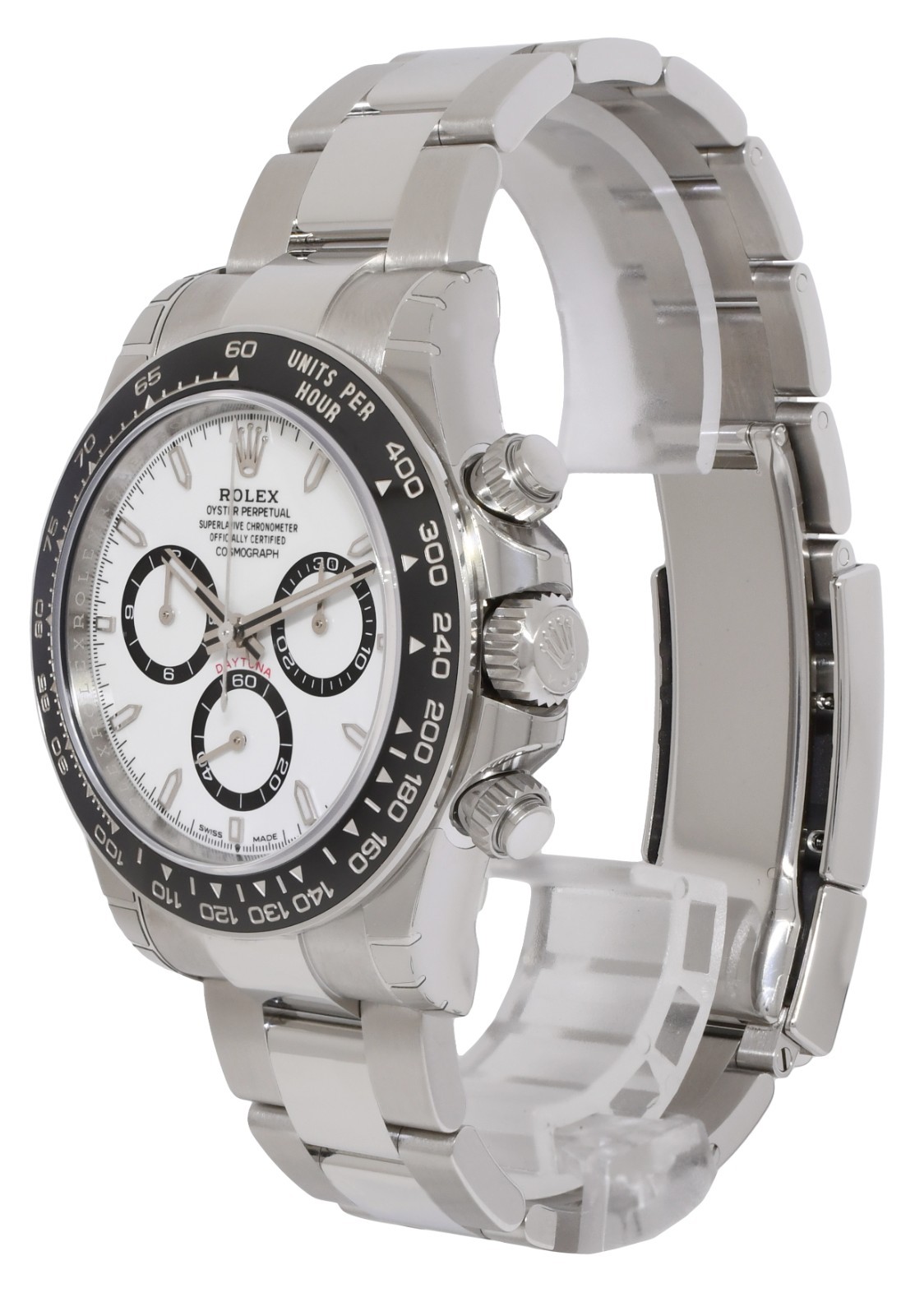 NEW Rolex Daytona Steel & Ceramic Bezel White Dial 40mm Watch B/P'26 126500