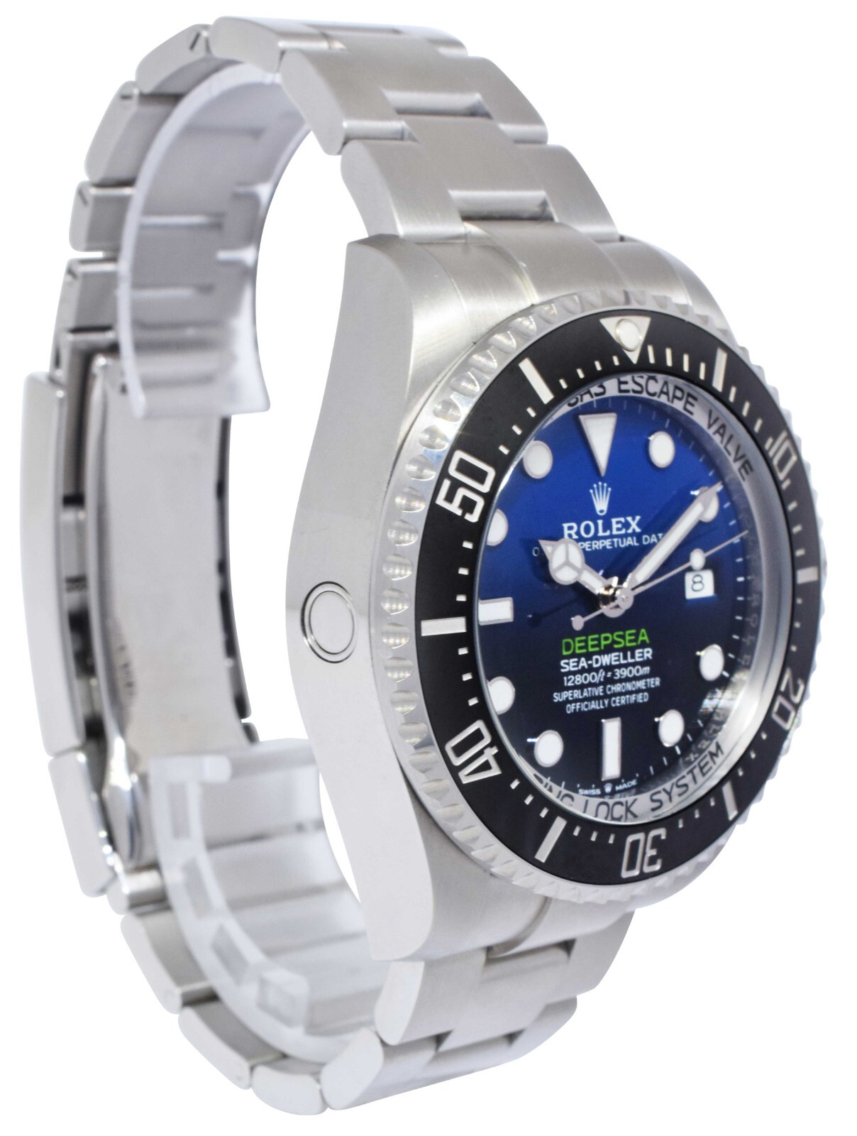 Rolex Cameron Deepsea Sea-Dweller D-Blue Steel/Ceramic 44mm Watch B/P '19 126660