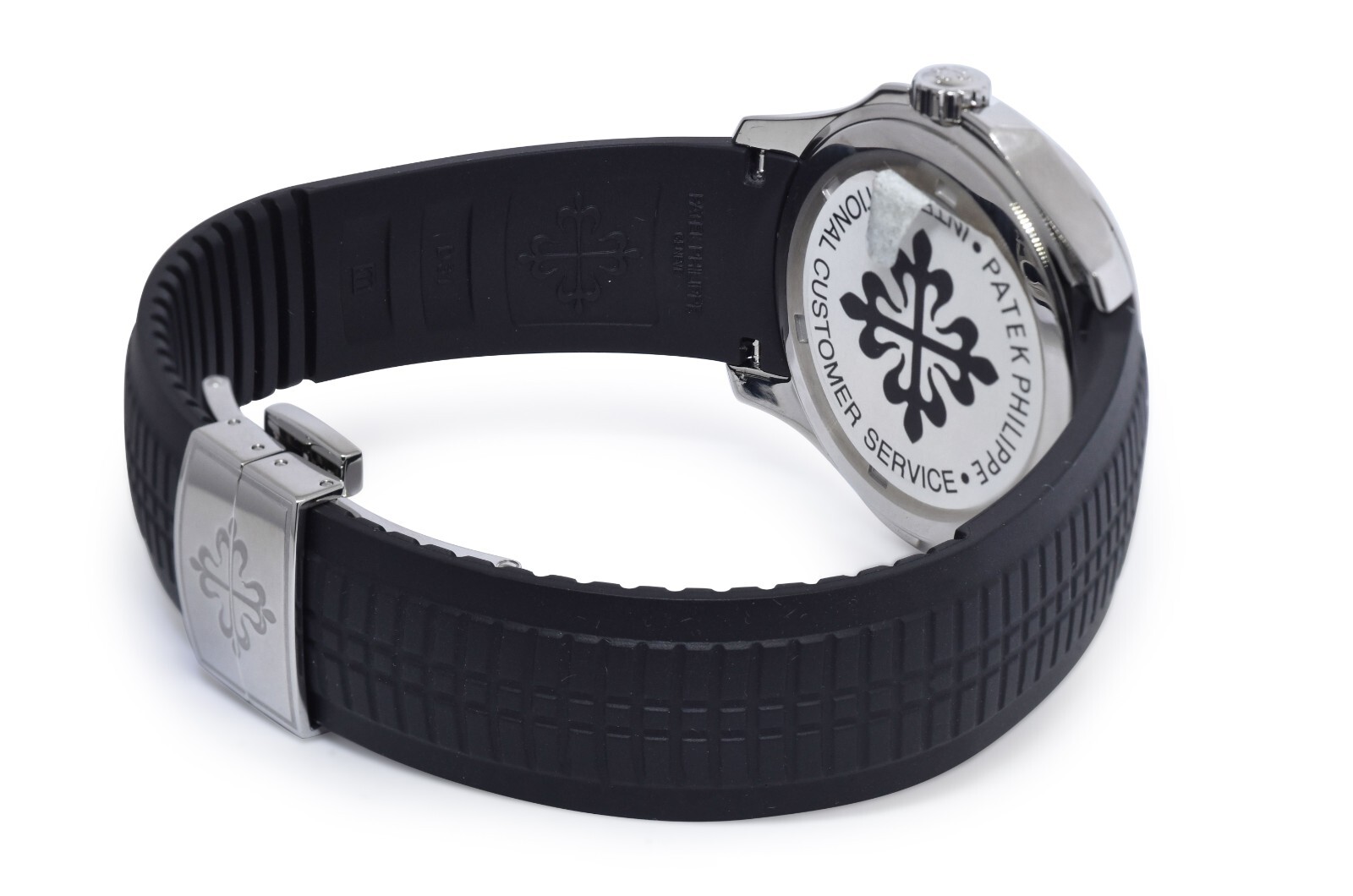 Patek Philippe Aquanaut 5164 Travel Time Steel & Rubber 40mm Watch B/P '16 5164A