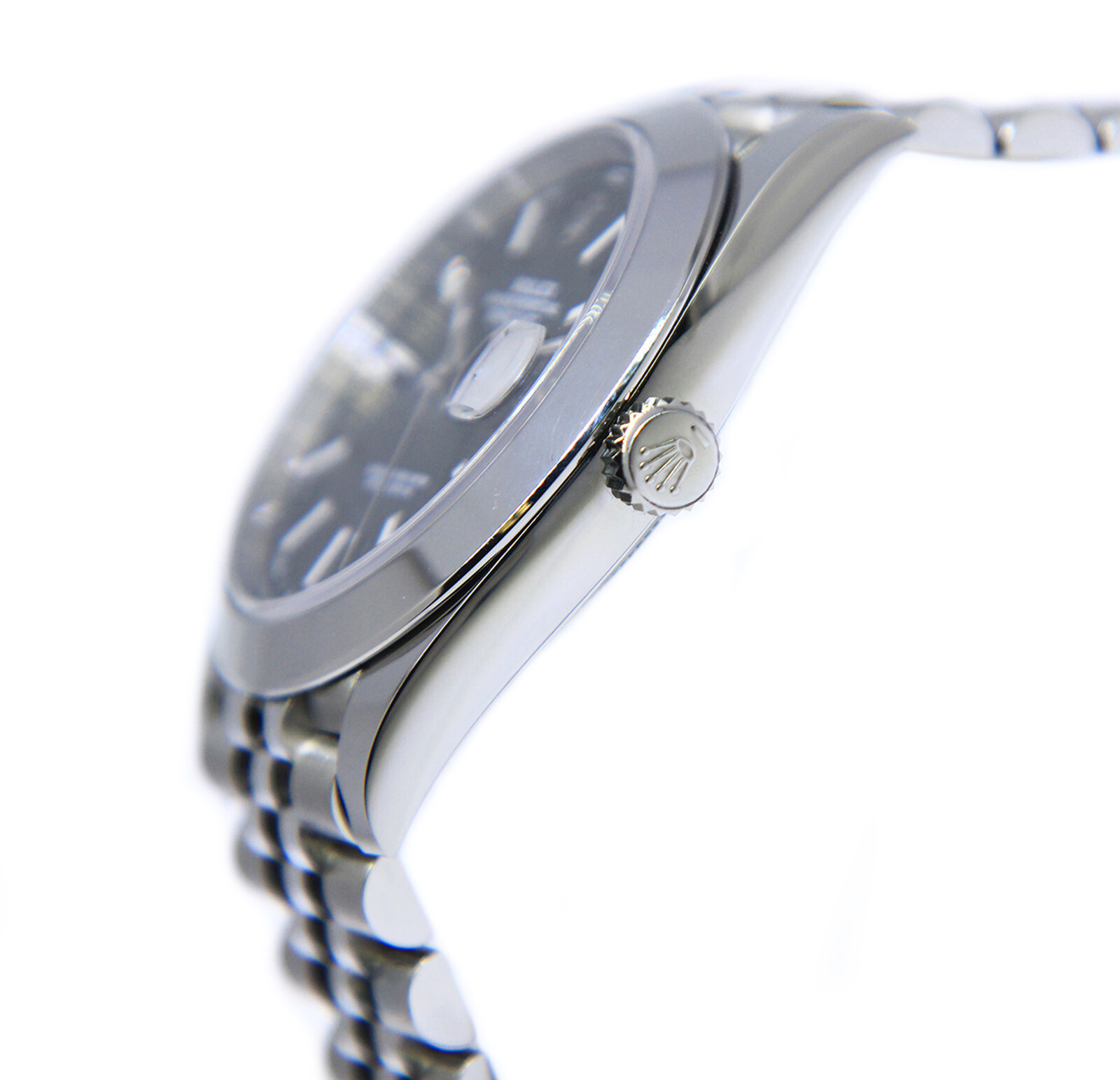 NOS Rolex Datejust 41 Steel Black Dial Jubilee Bracelet Watch B/P '21 126300