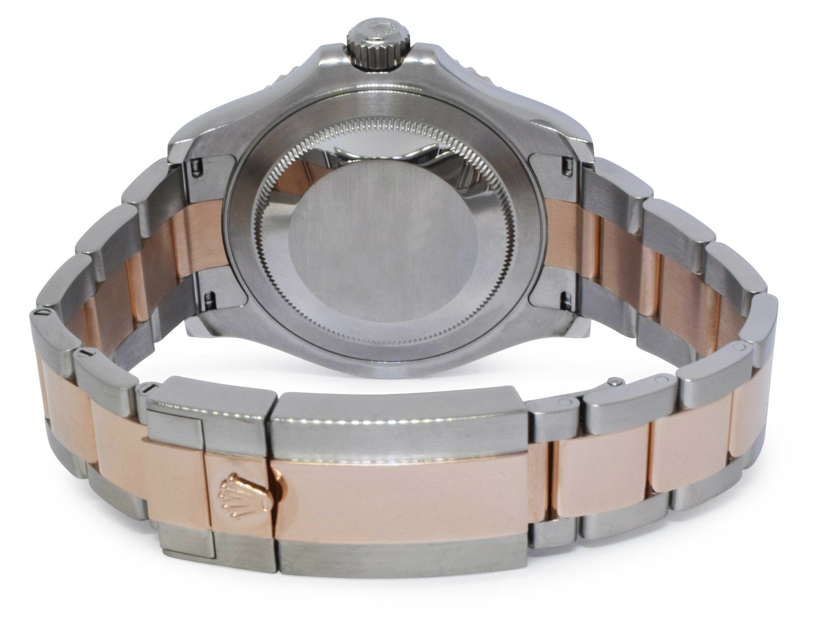 Rolex Yacht-Master 18k Rose Gold/Steel Black Dial Mens 40mm Watch  116621