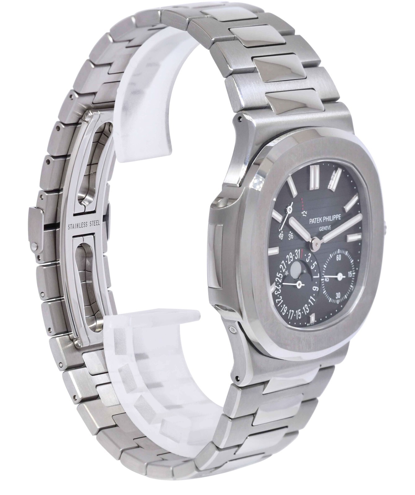 Patek Philippe Nautilus Complications Steel Blue Dial 40mm Watch B/P '19 5712/1A