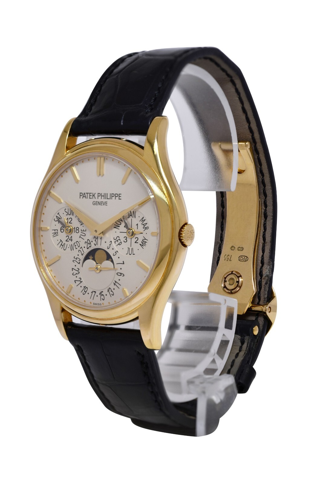 Patek Philippe Grand Complications Yellow Gold Perpetual Calendar Watch 5140J