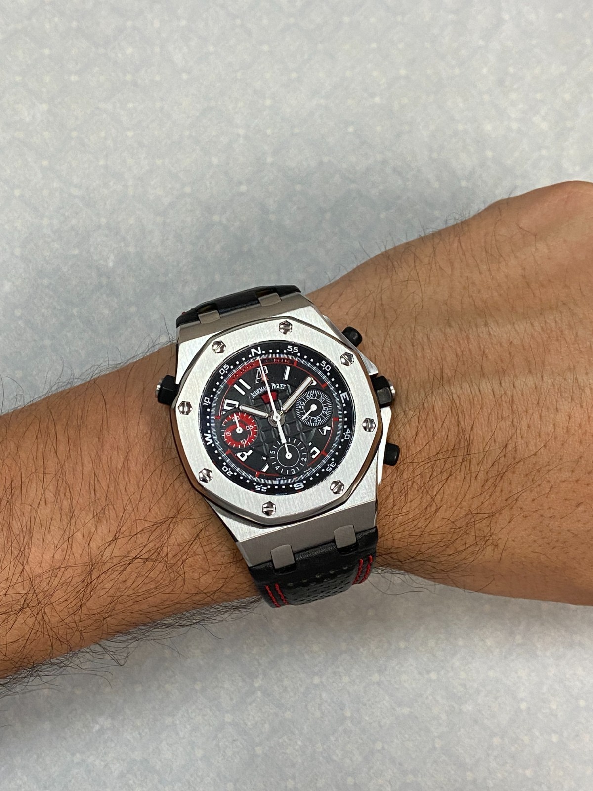 Audemars Piguet Offshore Alinghi Polaris Steel Chronograph Watch B/B 26040ST