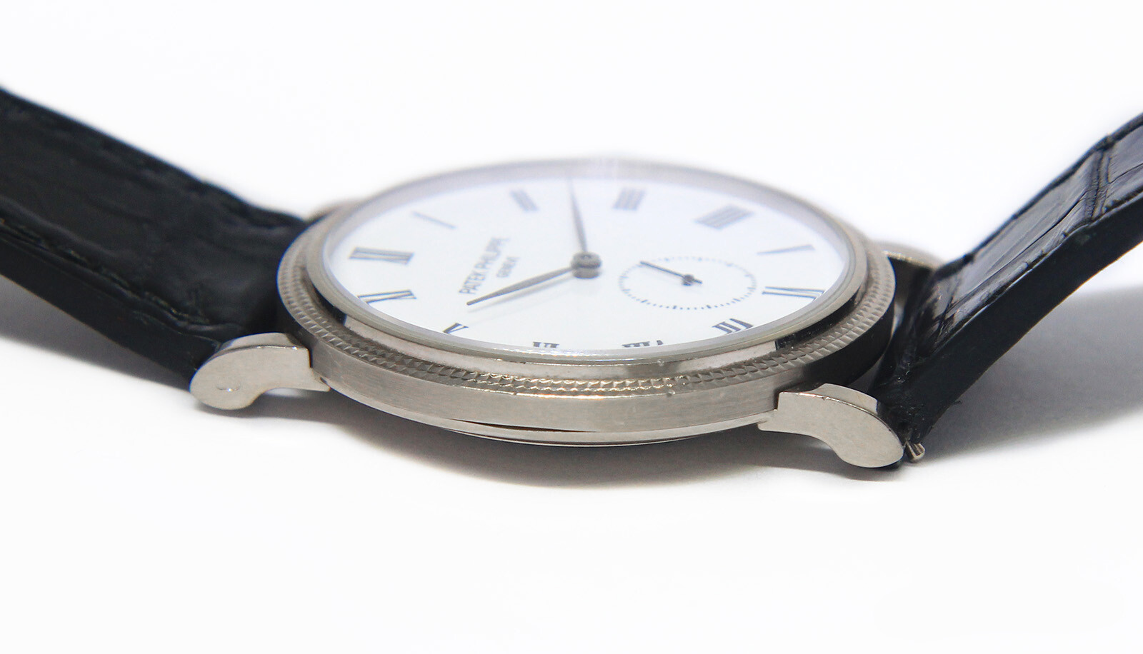 Patek Philippe Calatrava 5116 18k White Gold Enamel 36mm Watch +Archive 5116G