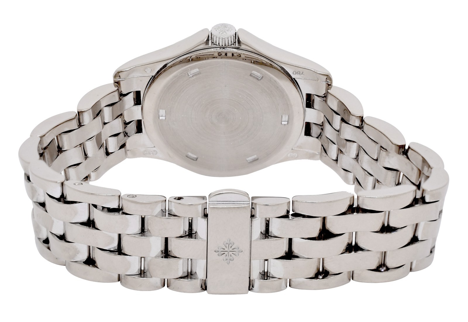 Patek Philippe Calatrava 18k White Gold Ladies 28mm Quartz Watch +Papers 4906/1G
