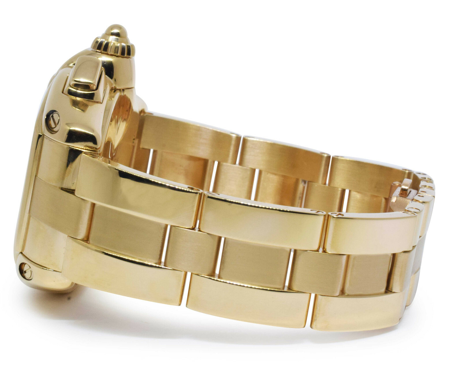 Cartier Roadster XL Chronograph 18k Yellow Gold Champagne Dial Mens Watch 2619 Cartier Roadster XL Chronograph 18k Yellow Gold Champagne Dial Mens Watch 2619