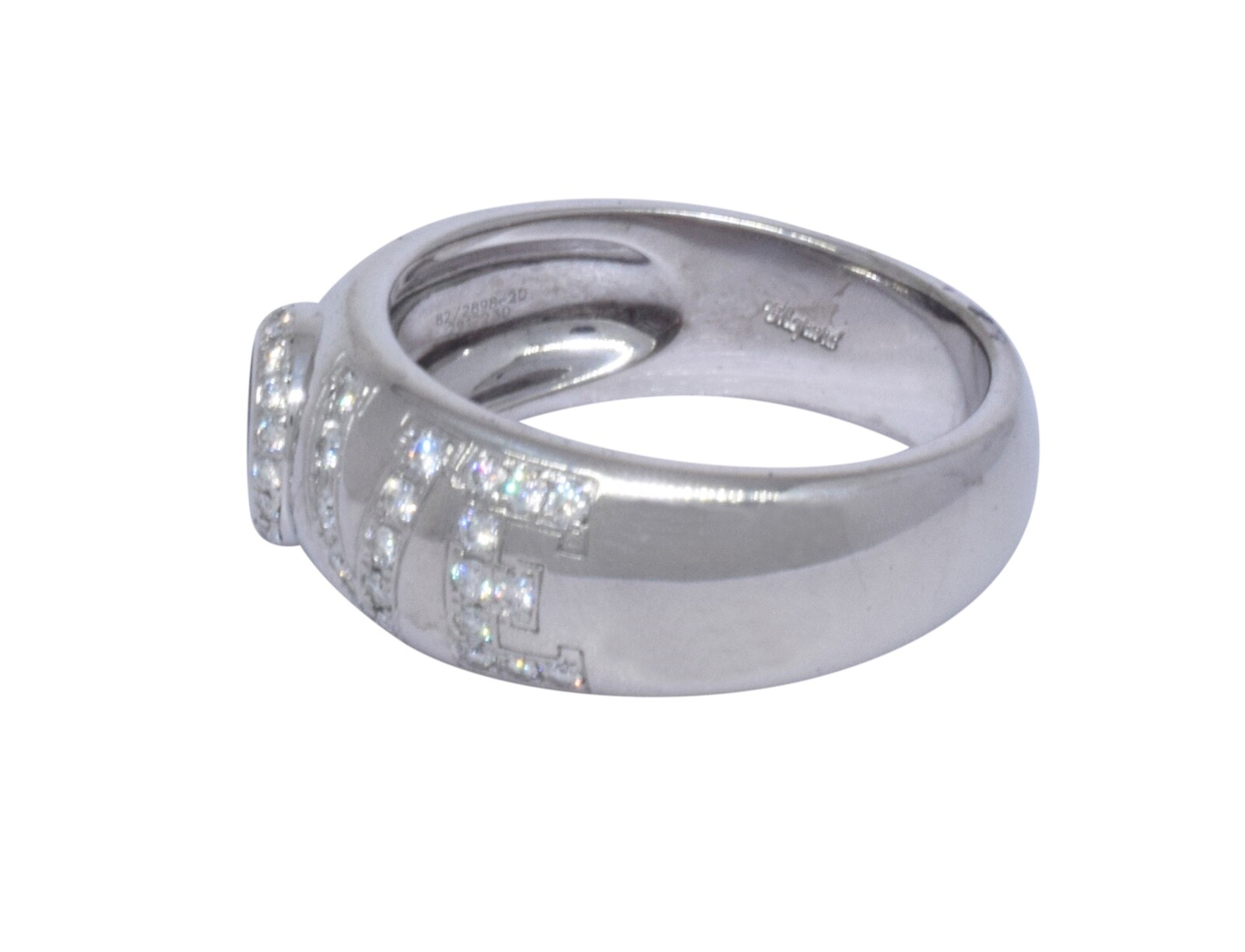 Chopard Happy Diamond Love Ring 18k White Gold Love Ring 7.5 82/2898