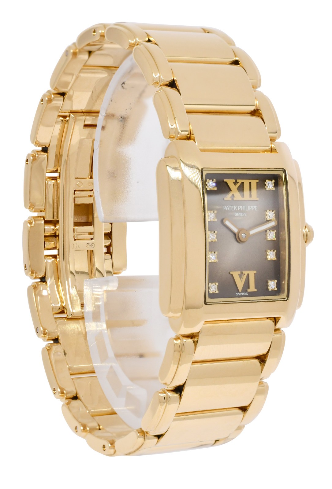 Patek Philippe Twenty~4 Yellow Gold & Diamond Dial Ladies Watch 24 4907/1J