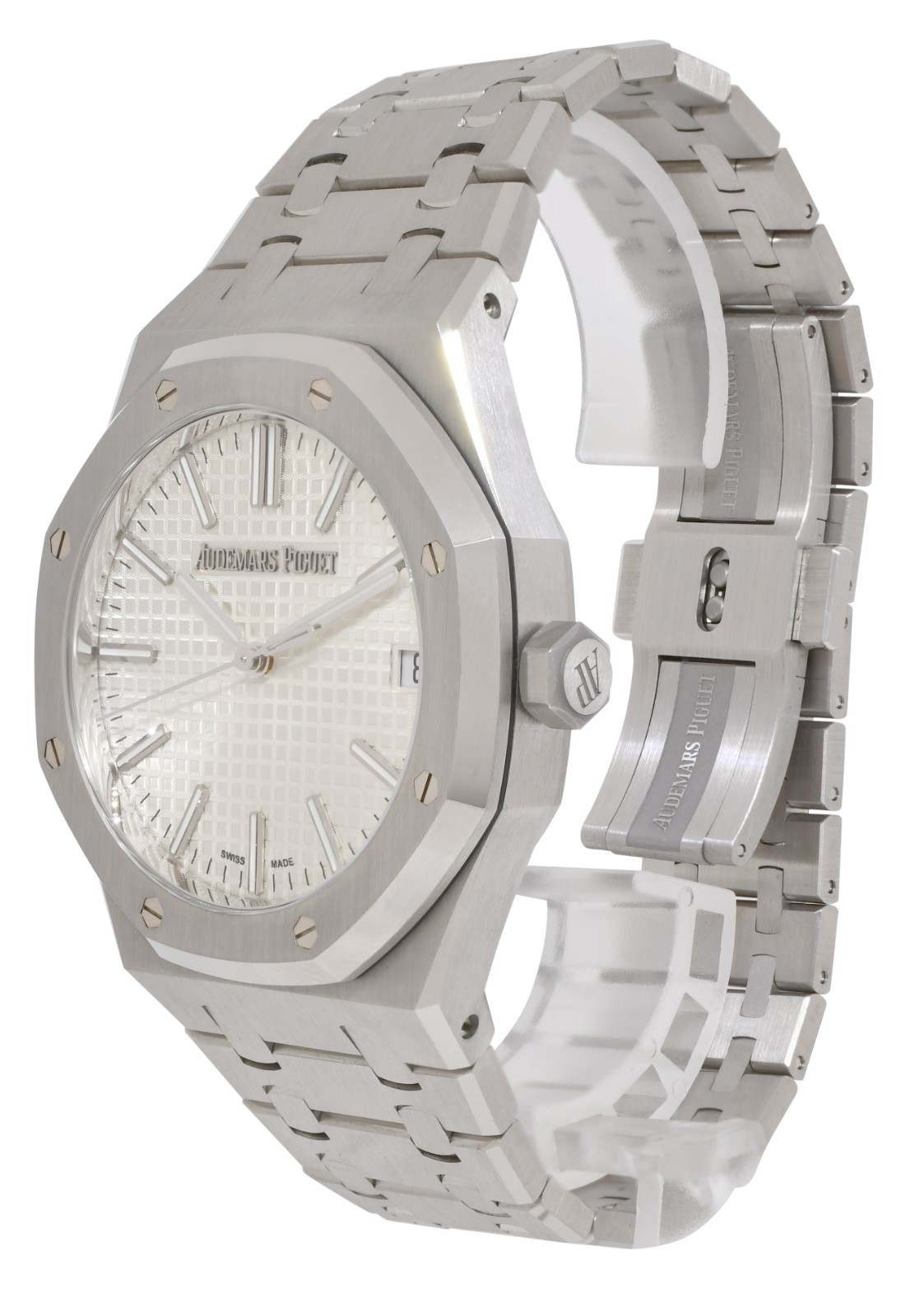 Audemars Piguet Royal Oak Steel Silver Dial 41mm Watch B/P 15510ST.OO.1320ST.08
