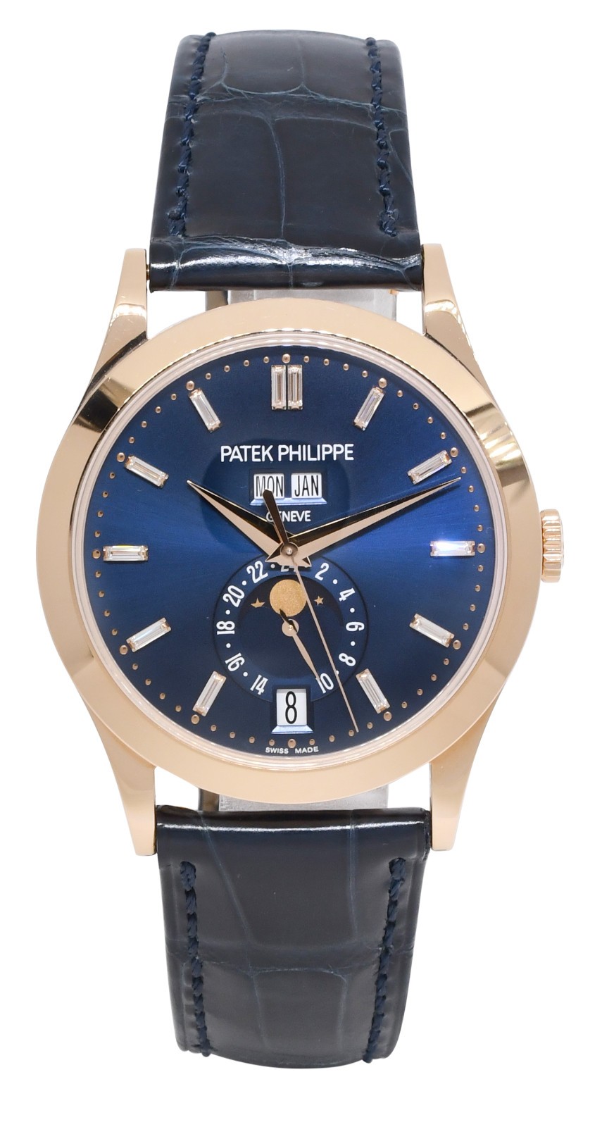 Patek Philippe Annual Calendar 5396 18k Rose Gold Diamond Watch B/P '24 5396R