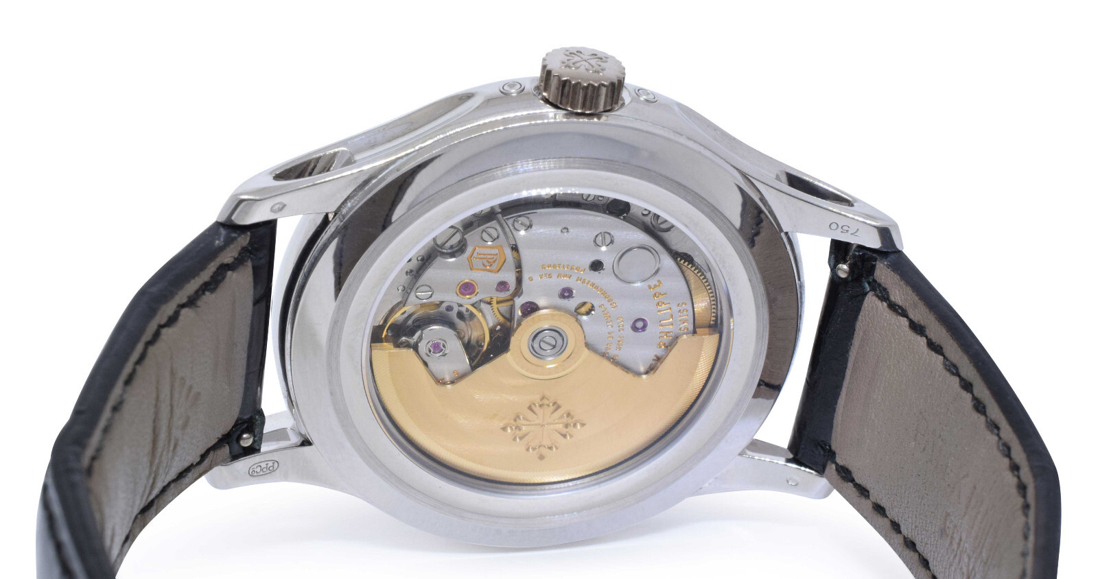 Patek Philippe Annual Calendar 5205 18k White Gold Silver/Gray Dial Watch 5205G