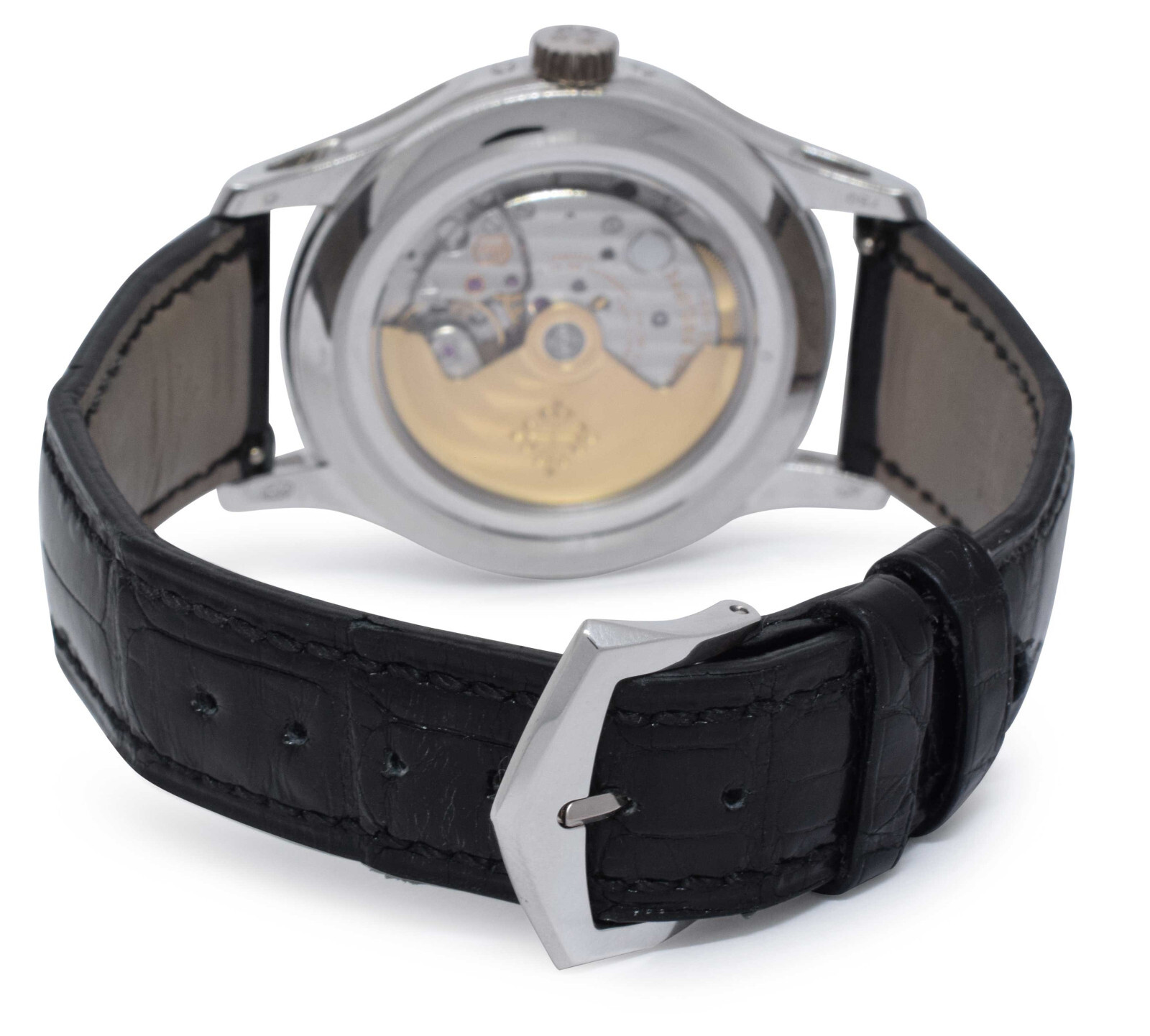Patek Philippe Annual Calendar 5205 18k White Gold Silver/Gray Dial Watch 5205G
