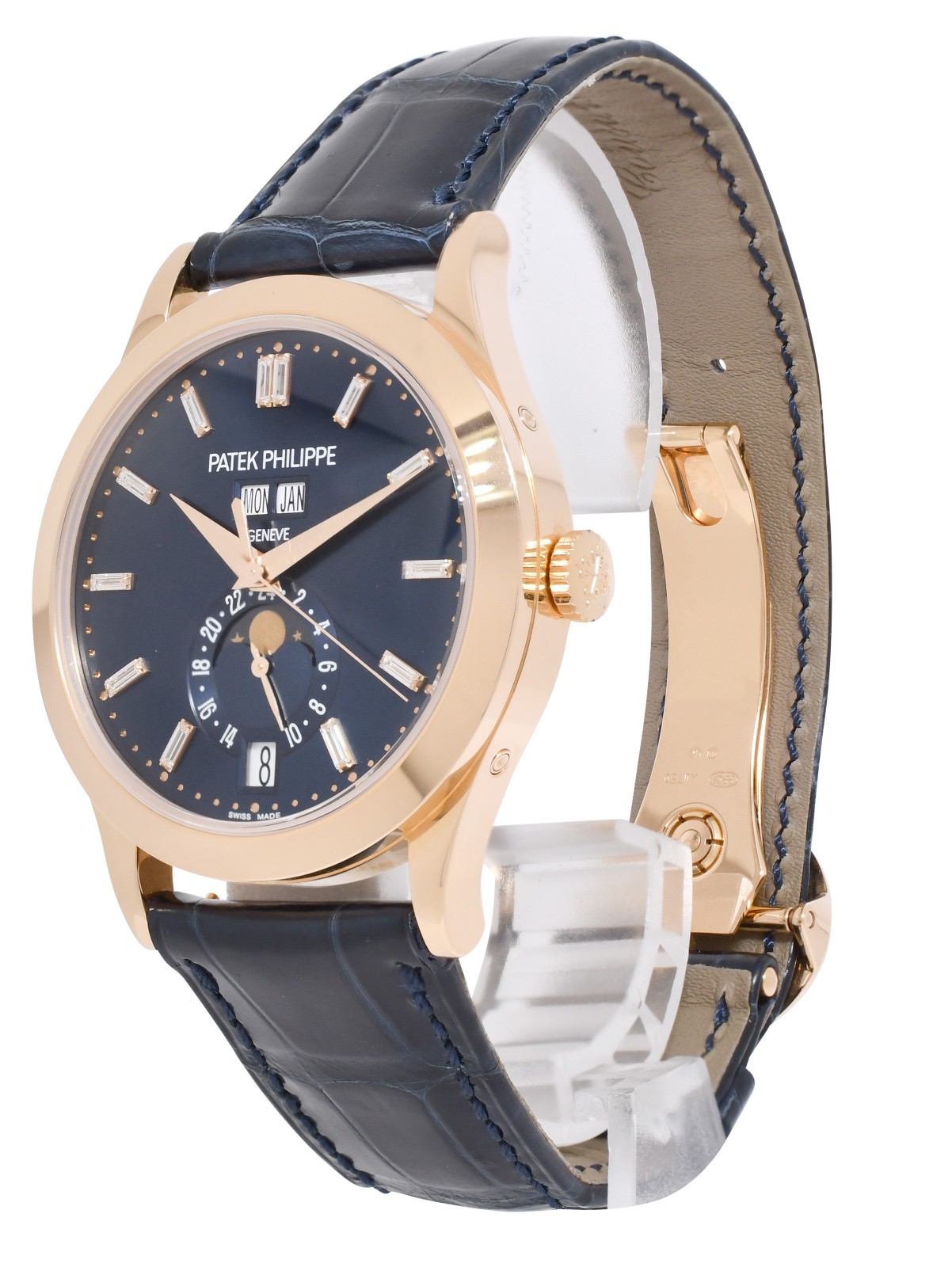 Patek Philippe Annual Calendar 5396 18k Rose Gold Diamond Watch B/P '24 5396R