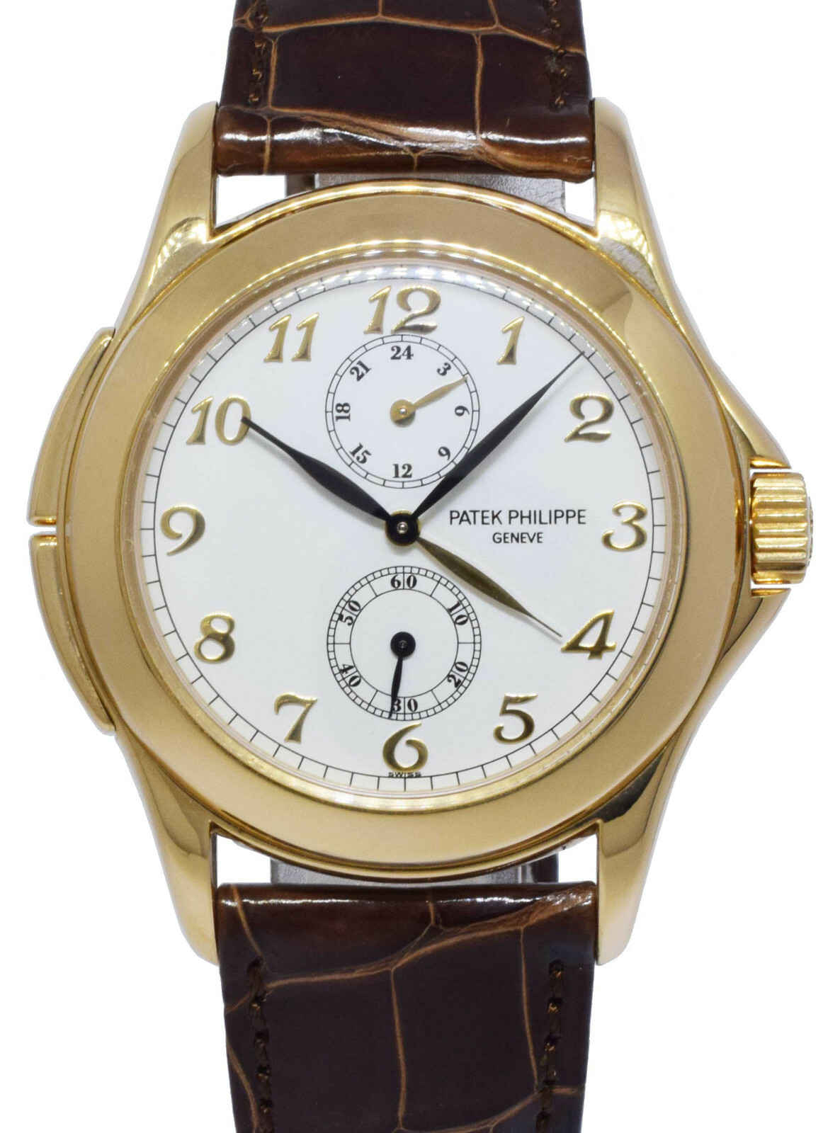 Patek Philippe 5134 Travel Time 18k Yellow Gold Mens 37mm Manual Watch 5134J Patek Philippe 5134 Travel Time 18k Yellow Gold Mens 37mm Manual Watch 5134J