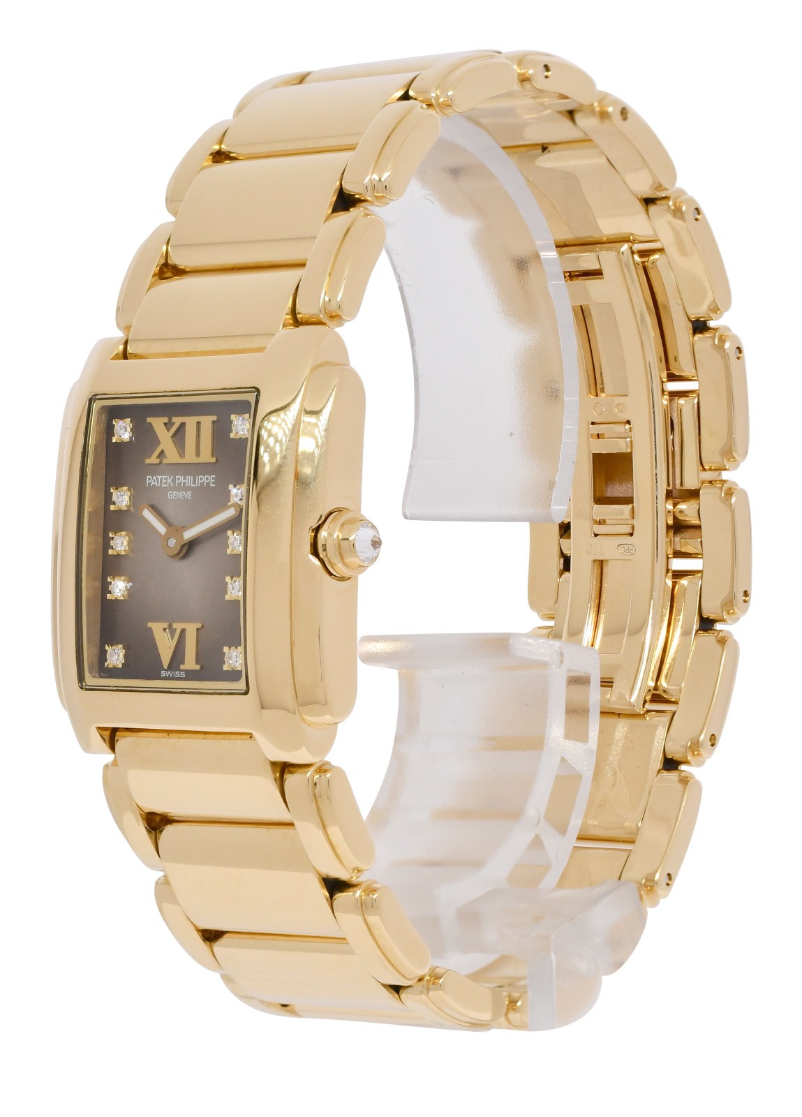 Patek Philippe Twenty~4 Yellow Gold & Diamond Dial Ladies Watch 24 4907/1J