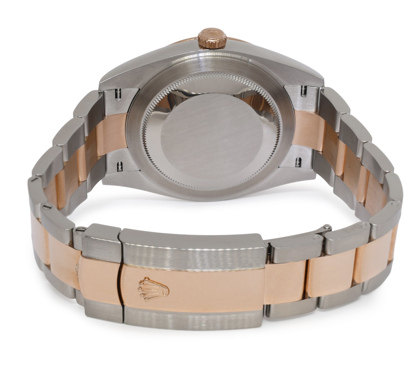 Rolex Datejust 41 18k RG/Steel Wimbledon Gray Dial Oyster Watch B/P '23 126331