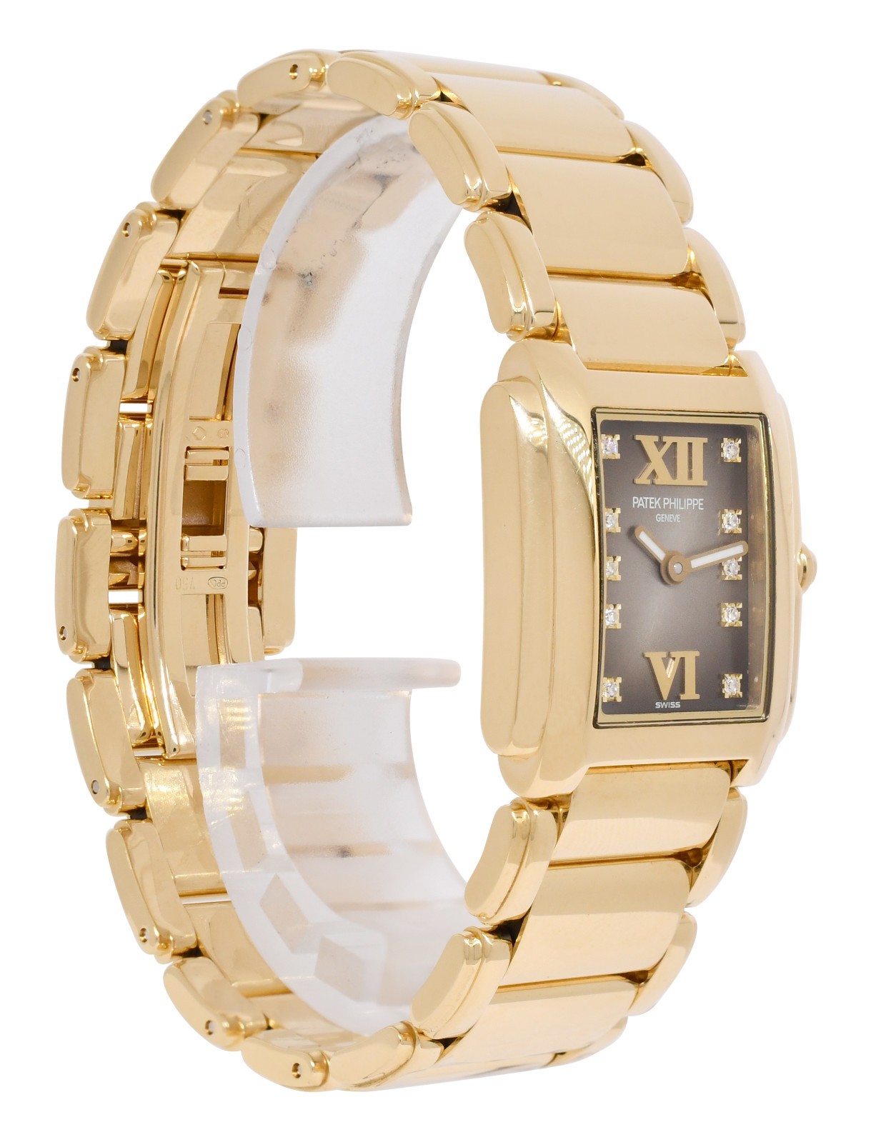 Patek Philippe Twenty~4 Yellow Gold & Diamond Dial Ladies Watch 24 4907/1J