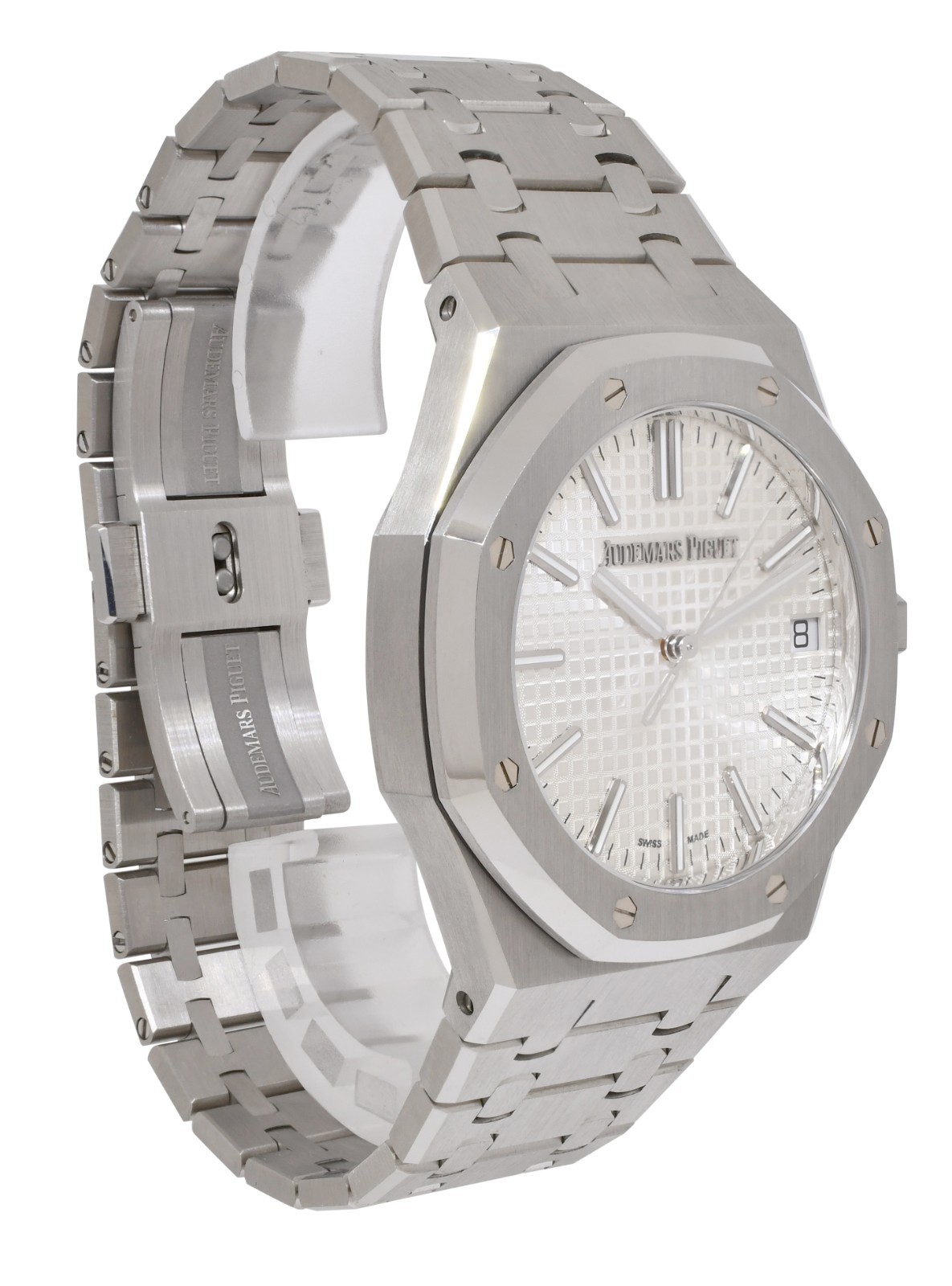 Audemars Piguet Royal Oak Steel Silver Dial 41mm Watch B/P 15510ST.OO.1320ST.08