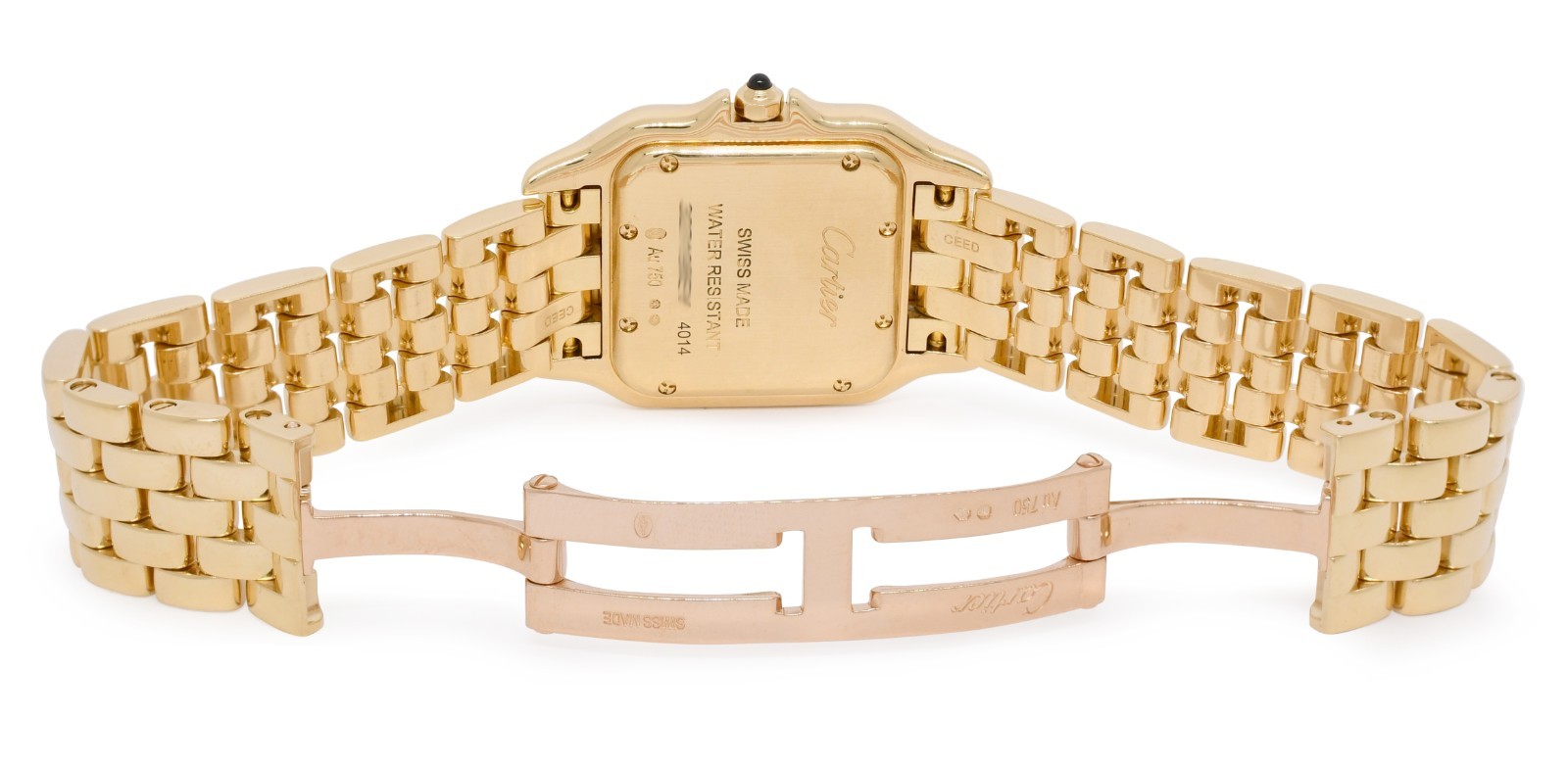 Cartier Panthere Medium 18k Yellow Gold Ladies Quartz Watch WGPN0045 4014